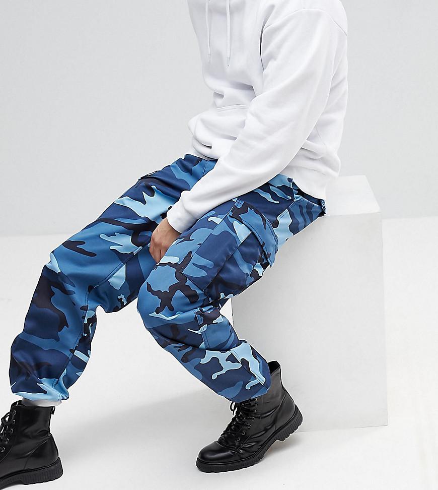 Blue Camouflage Pants