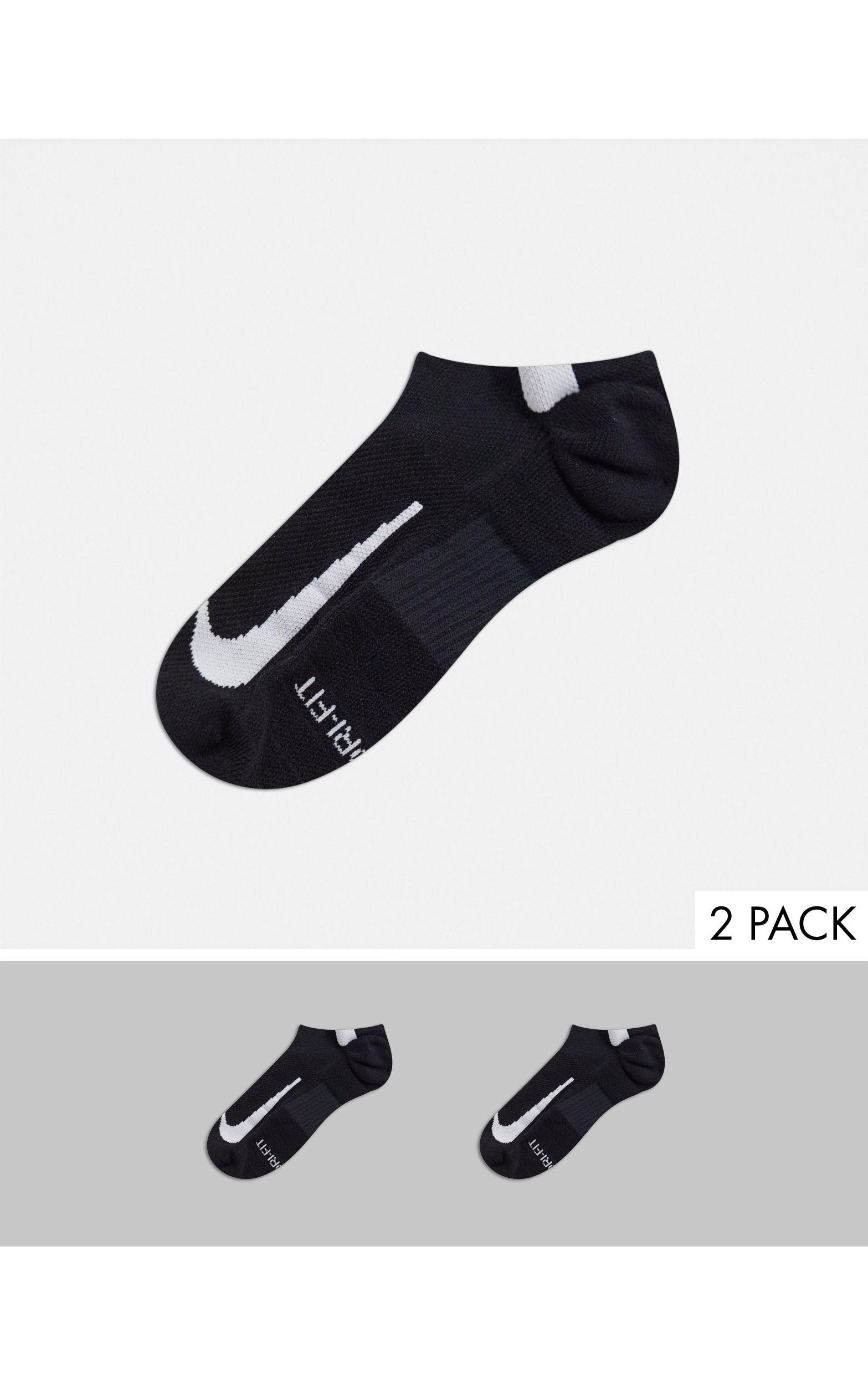 Nike Set Van 2 Sokken in het Zwart voor heren - Lyst