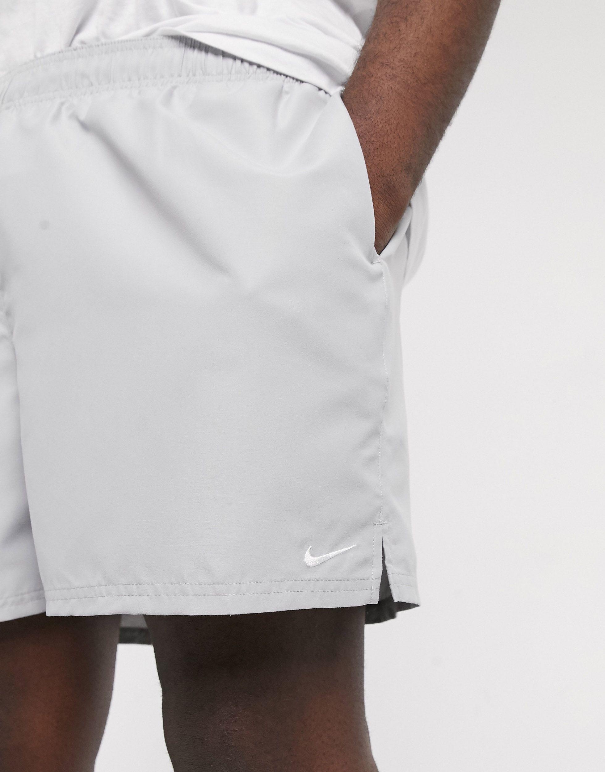 Nike Synthetic Plus 5inch Volley Shorts in Gray for Men - Lyst