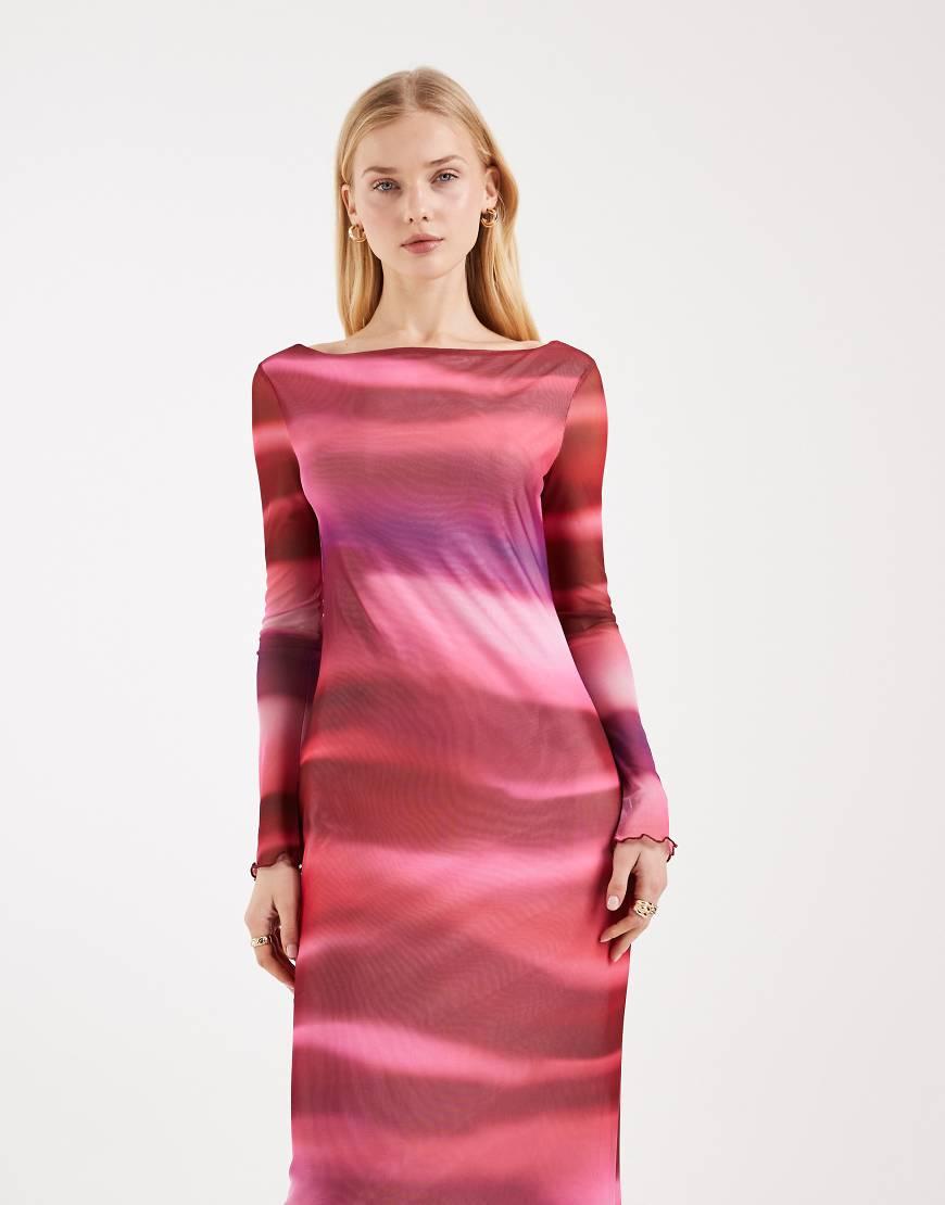 Vestido Vero Moda Midi Manga Larga Para Mujer - Siman Guatemala