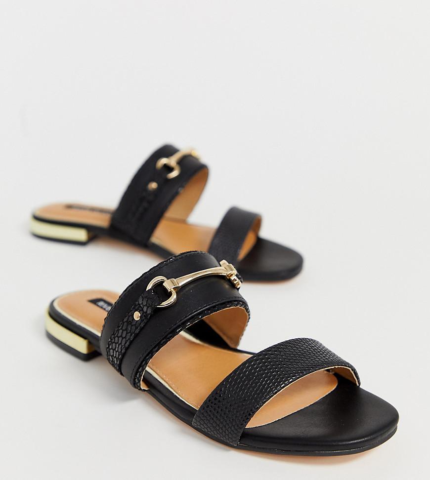 river island gold mules