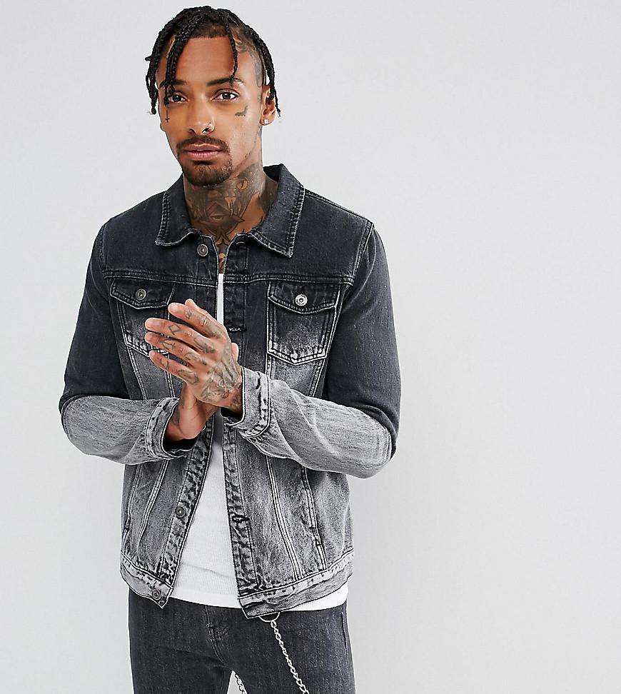 dark gray denim jacket