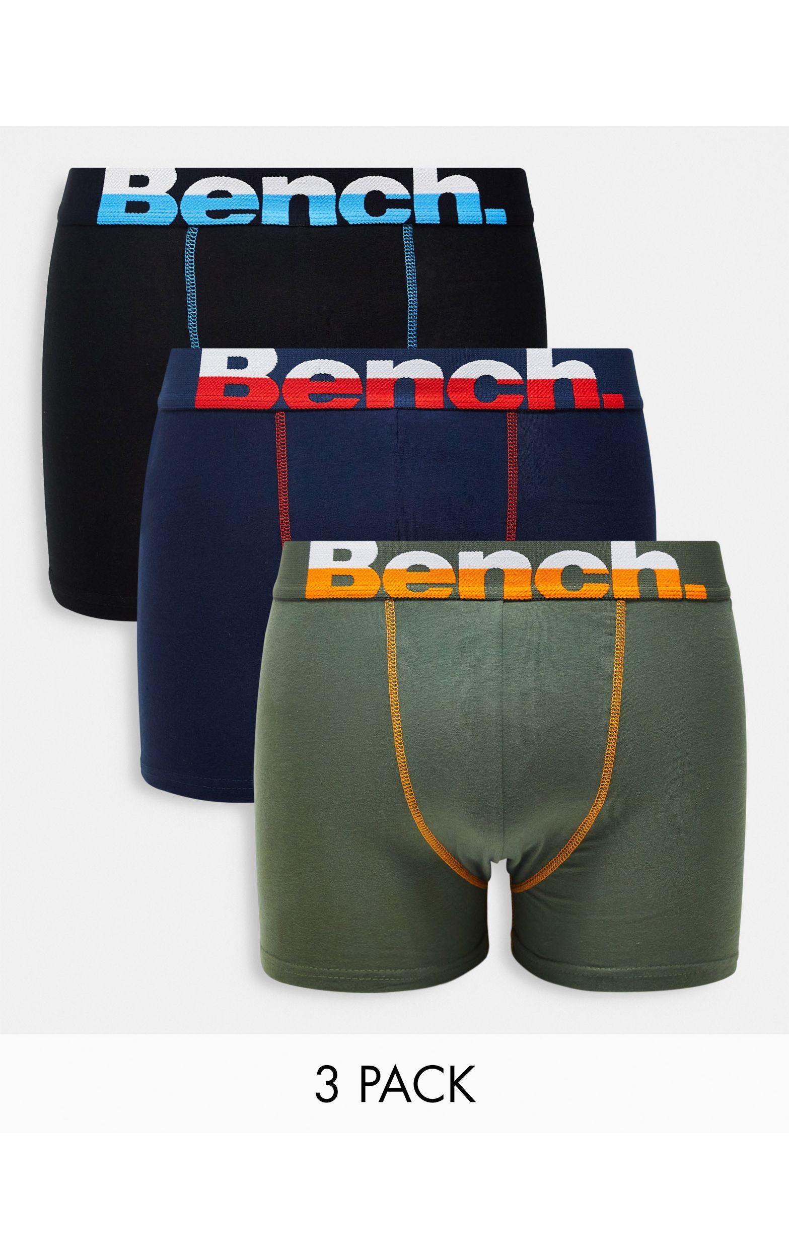 Bench – 3er-pack boxershorts in Grün für Herren | Lyst DE
