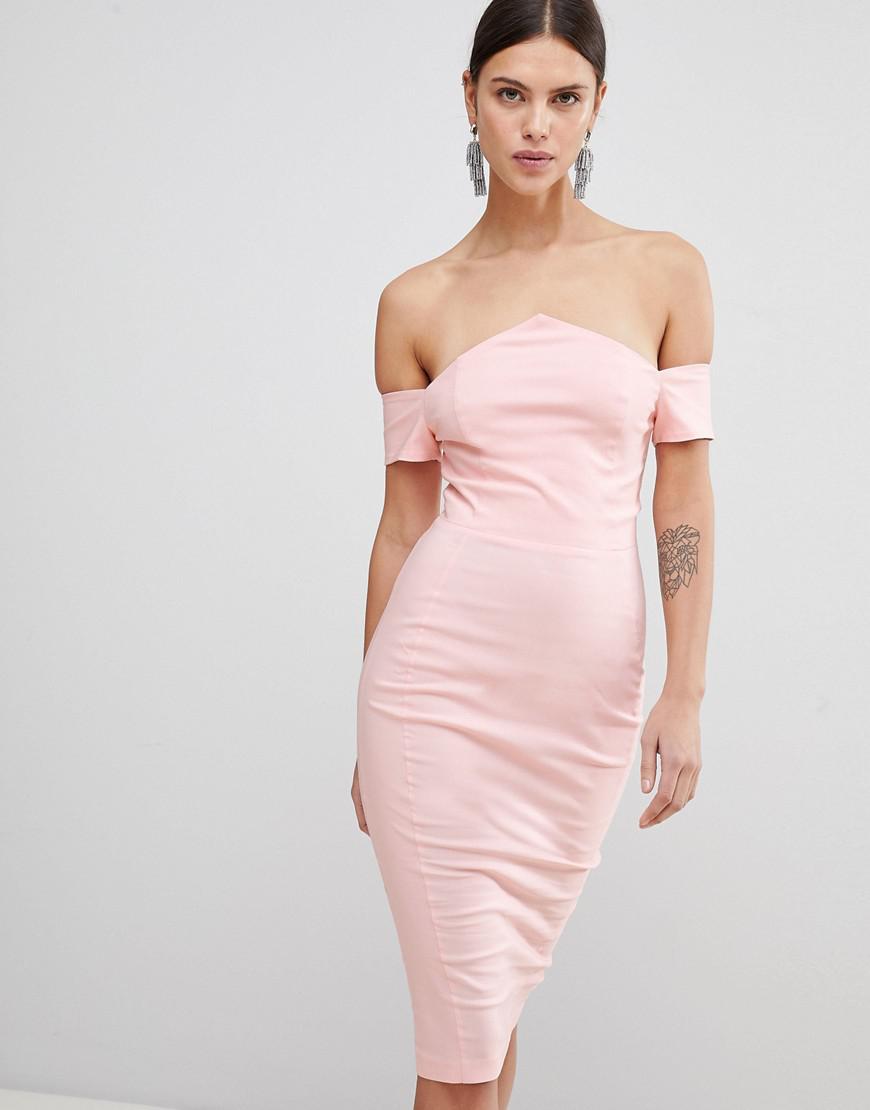 bardot pencil dress