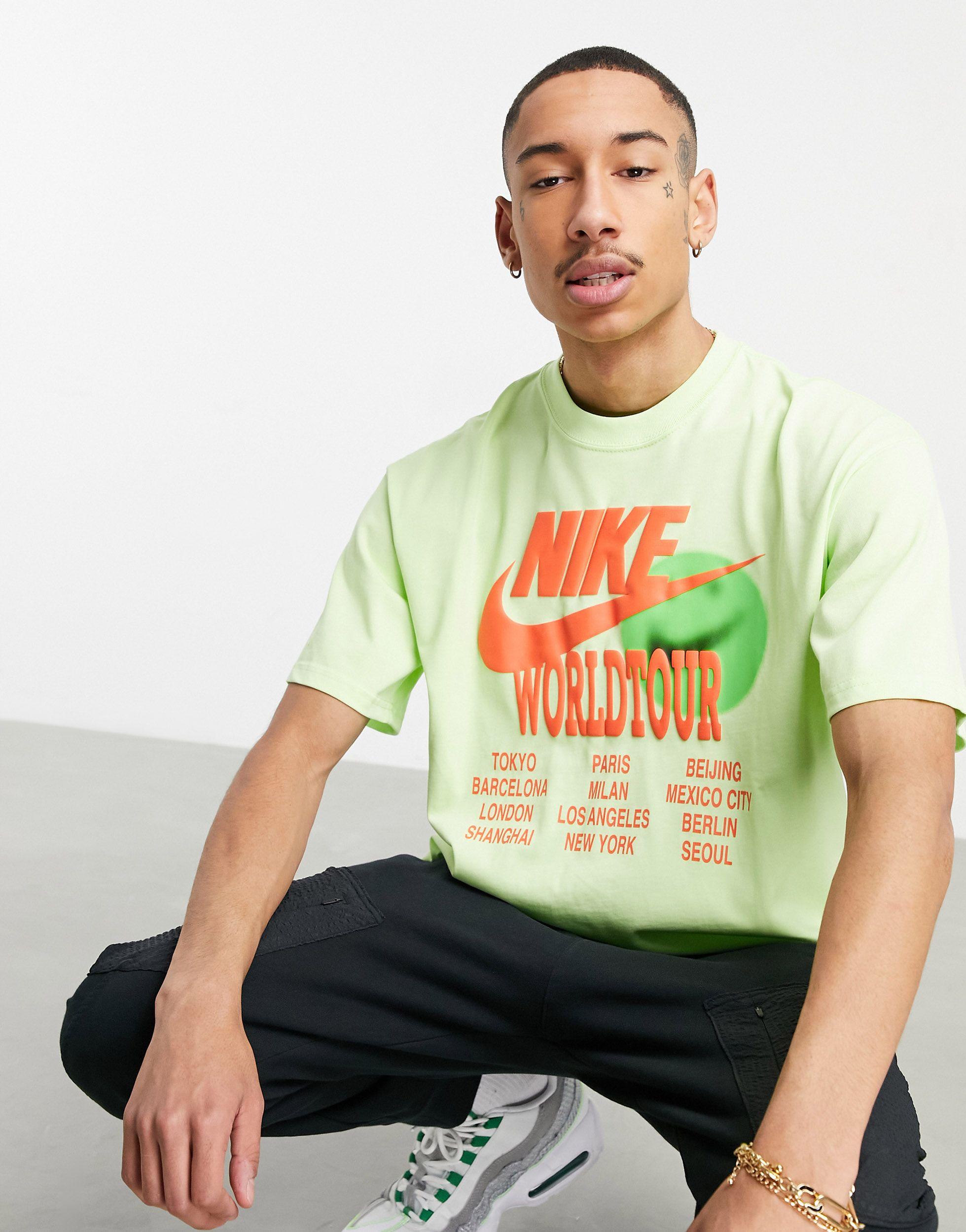 nike tshirt world tour
