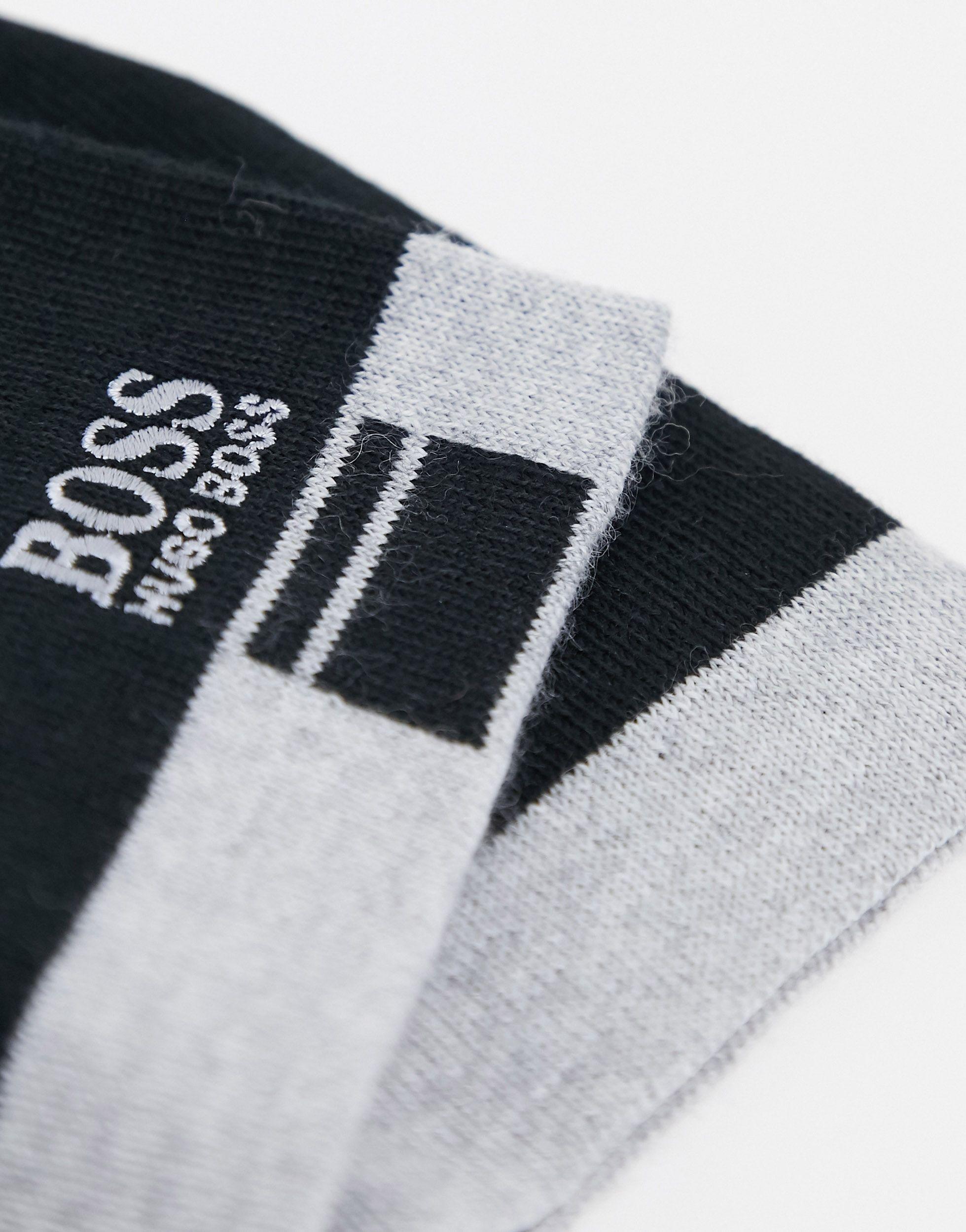 BOSS by HUGO BOSS Albo Logo Beanie in 