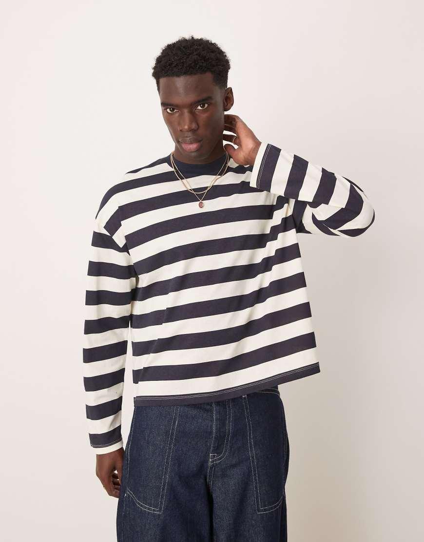 asos striped long sleeve top