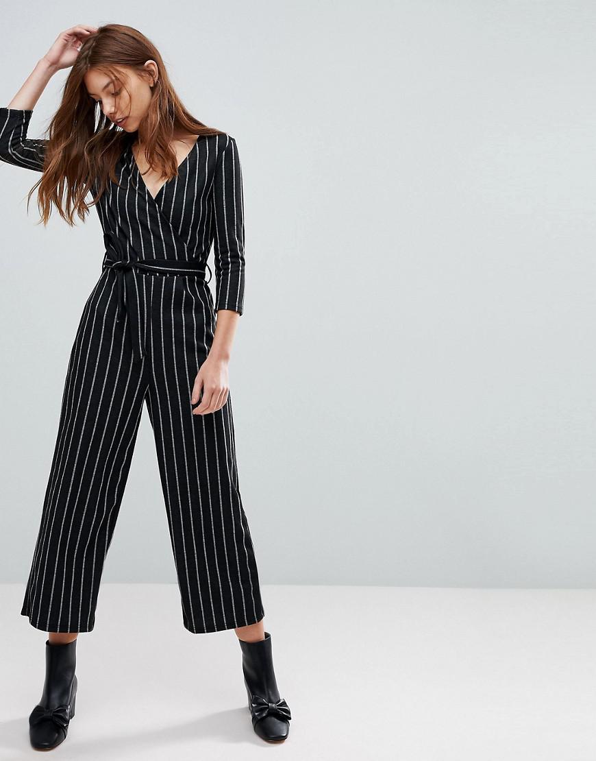 long sleeve wrap jumpsuit