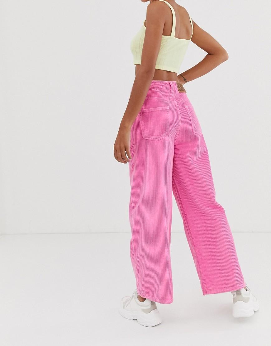 pink cord jeans