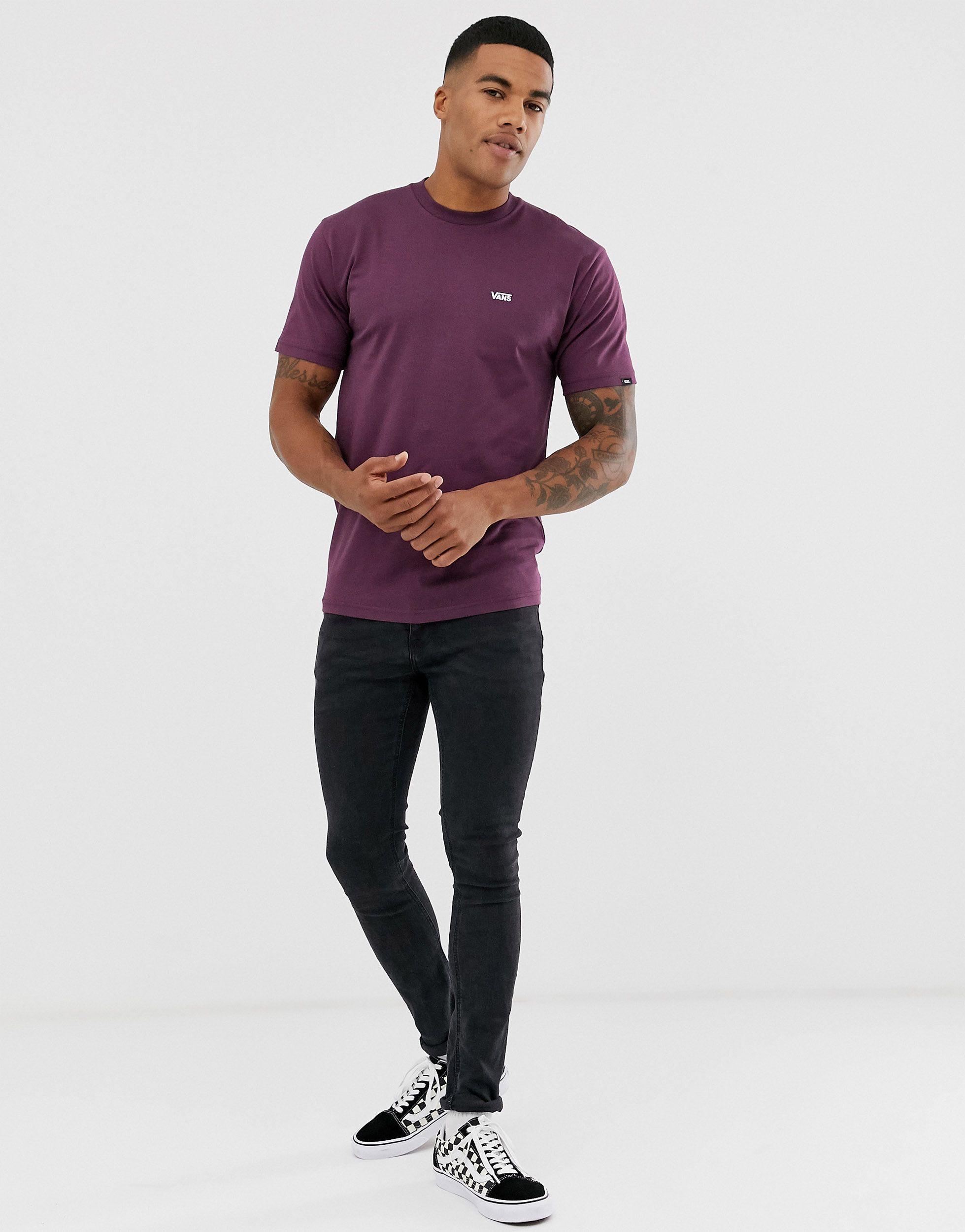 Vans Small Logo T-shirt in Red for Men 