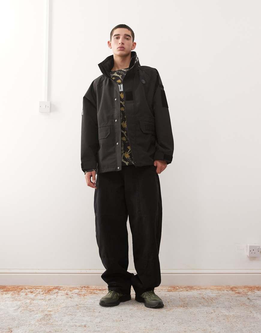 Chubasquero Resistente Al Agua Con Logo Estampado De Aape By A Bathing Ape  Aape By A Bathing Ape de hombre de color Negro | Lyst, image size:870x1110