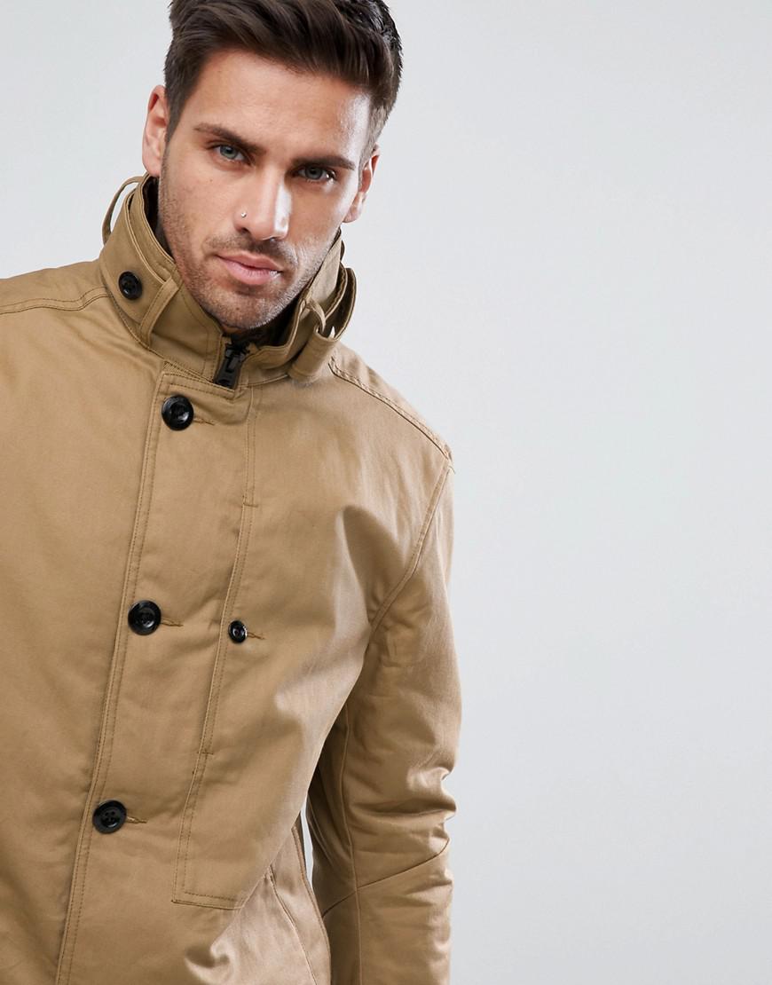 G-Star RAW Garber Padded Trench in Natural for Men | Lyst Australia