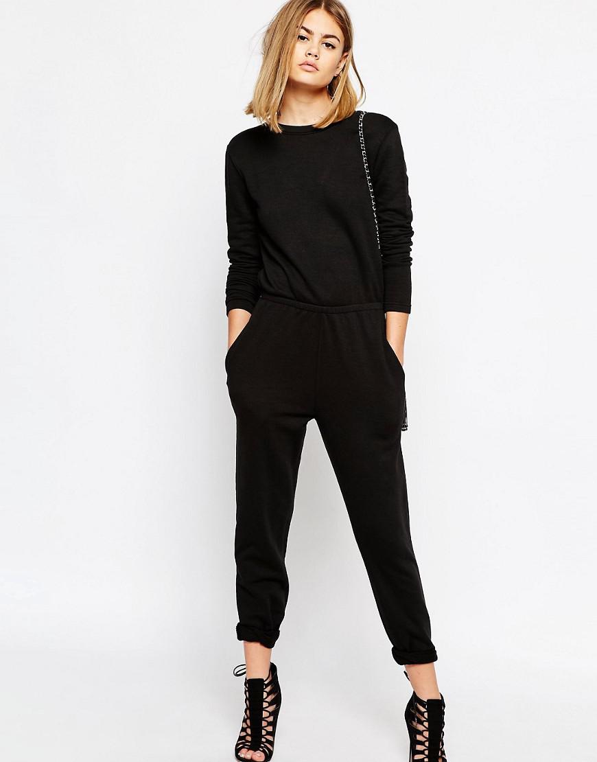 black relaxed jumpsuit