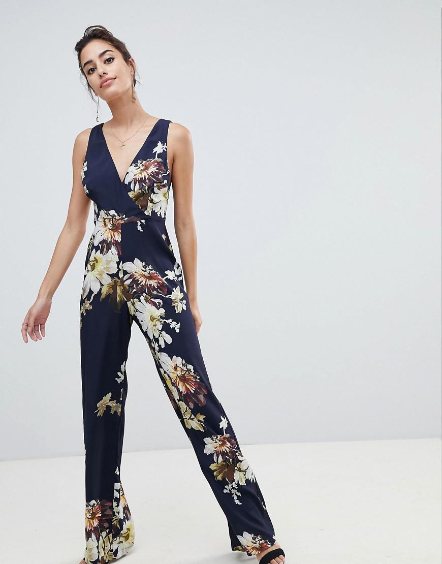 Hope and ivy floral jumpsuit Clearance