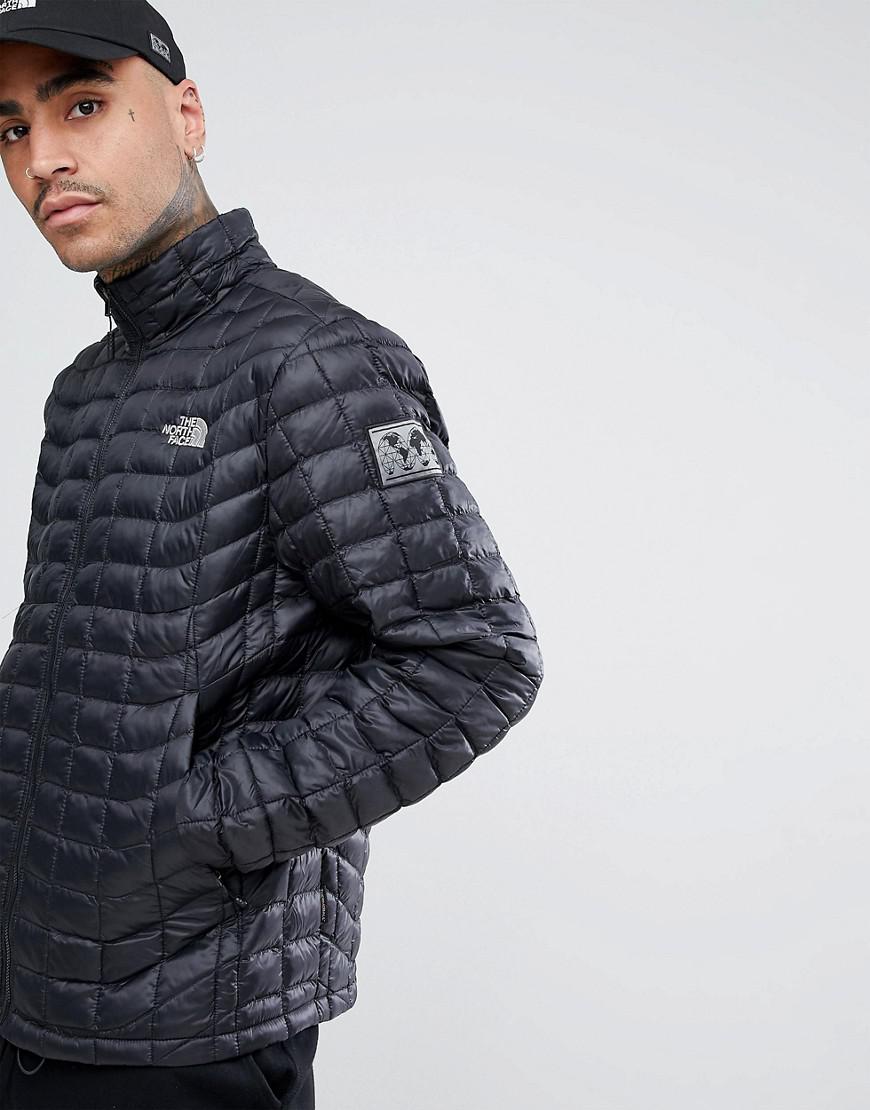 The North Face Synthetic International Limited Capsule Thermoball Puffer  Jacket In Black With Flag Lining for Men - Lyst