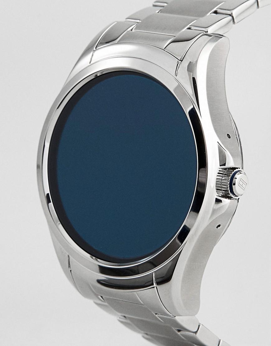 Tommy Hilfiger 1791405 Hybrid Bracelet Smart Watch In Silver in Metallic  for Men - Lyst