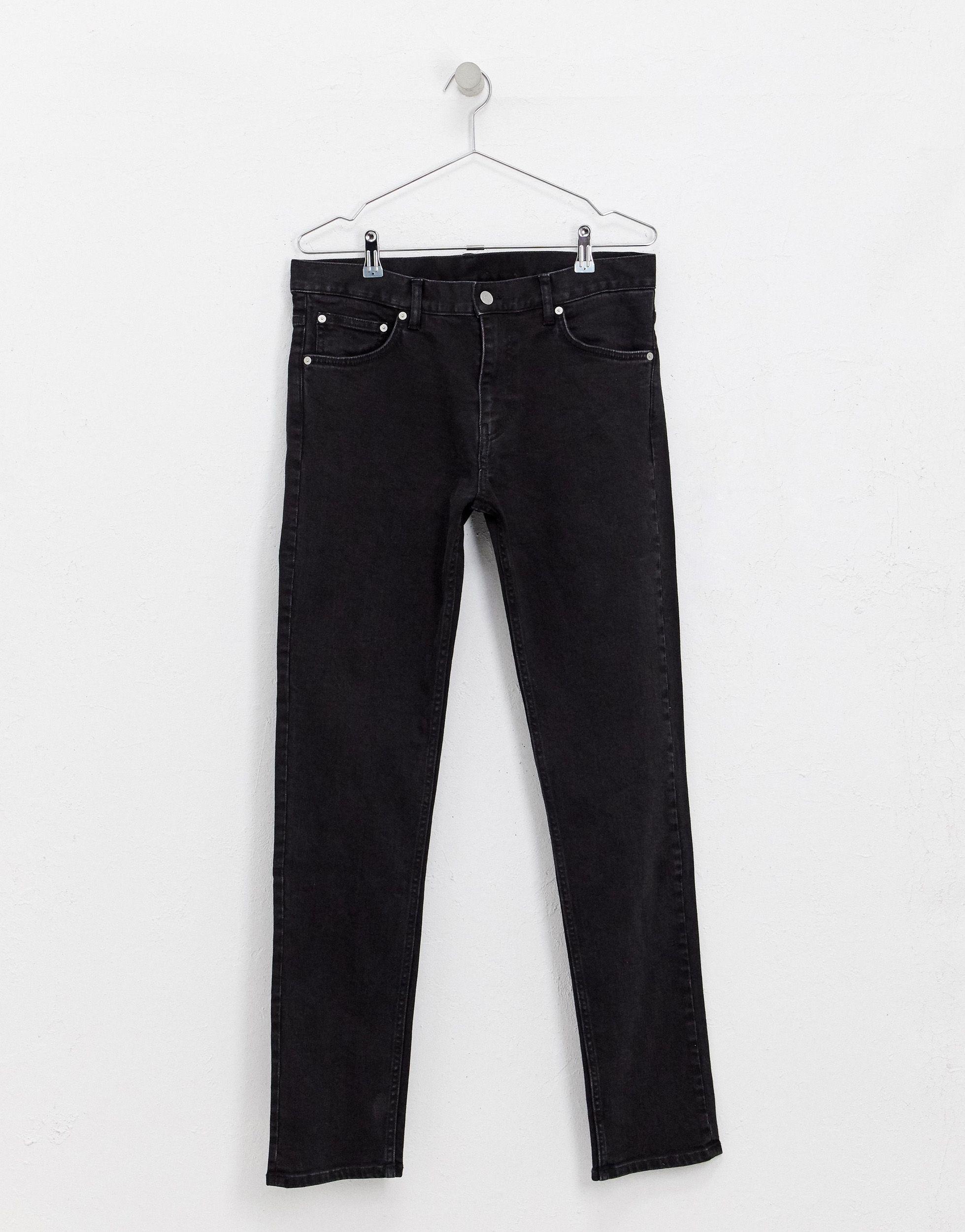 Weekday Denim Friday Slim Jeans Tuned in Black for Men - Lyst