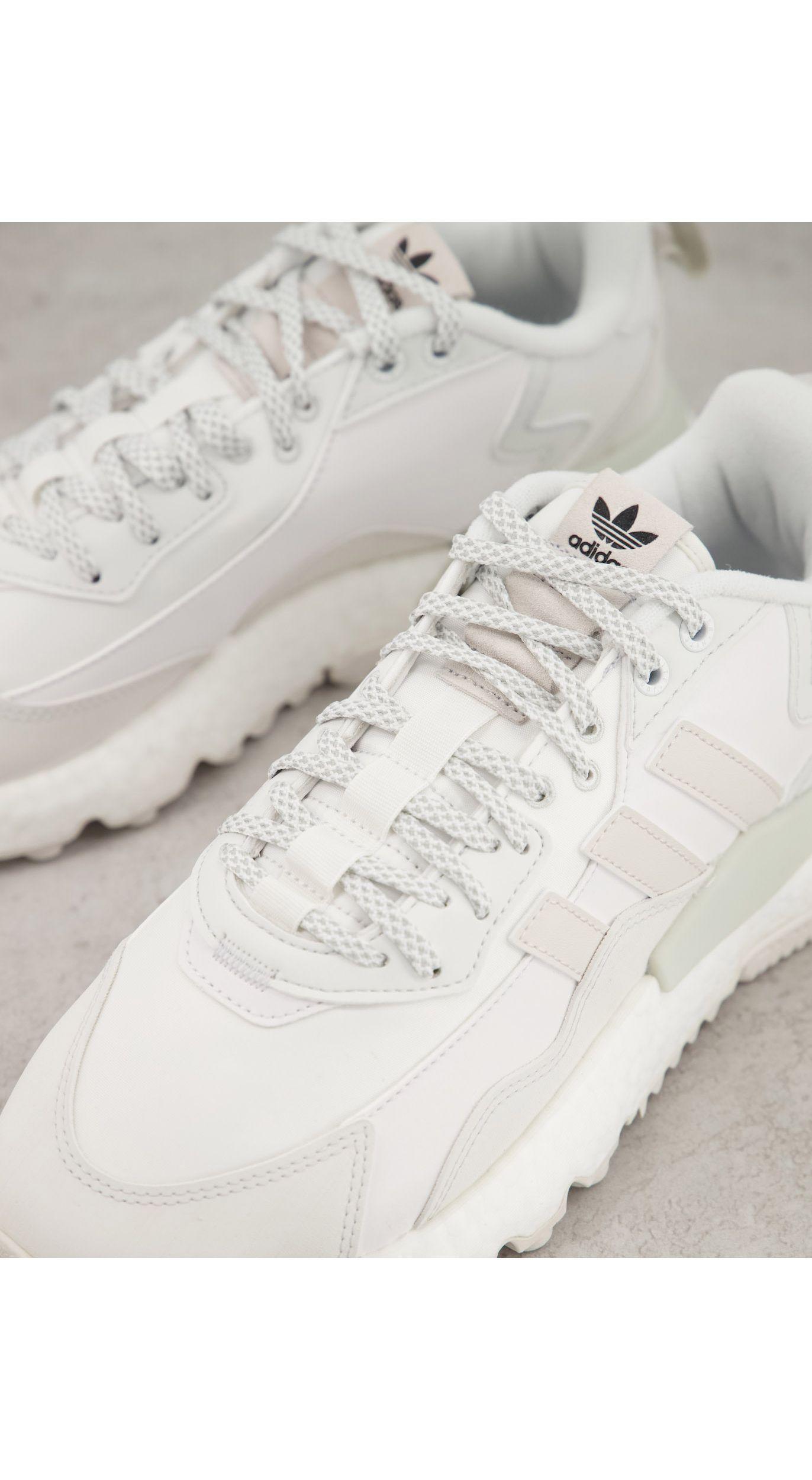 adidas Originals Nite jogger Winter Sneakers in White Lyst