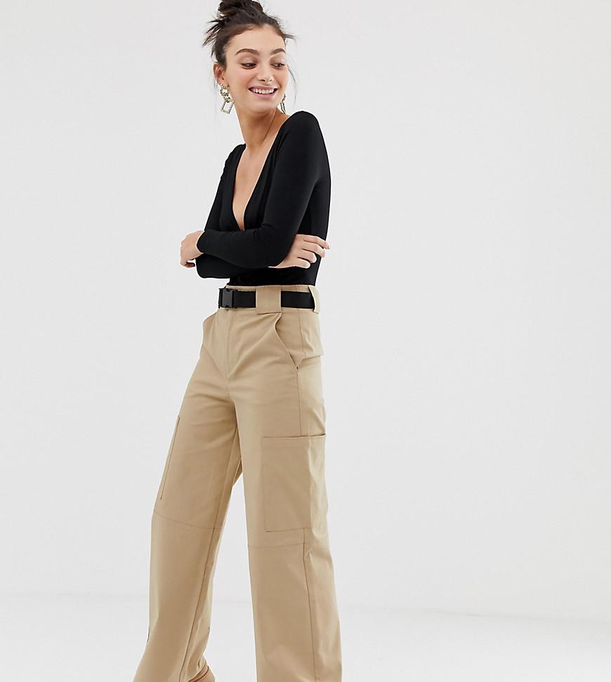 Stradivarius Denim Str Military Pant in Beige (Natural) | Lyst Canada