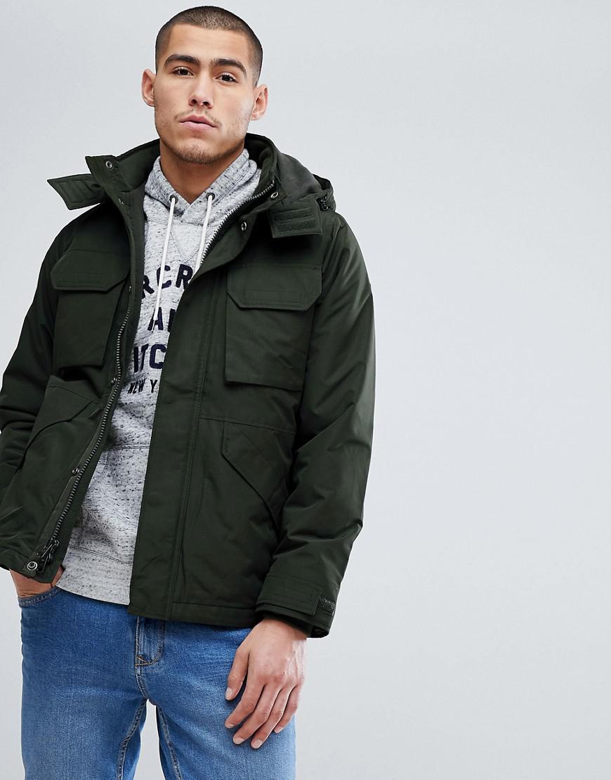 abercrombie and fitch midweight technical jacket