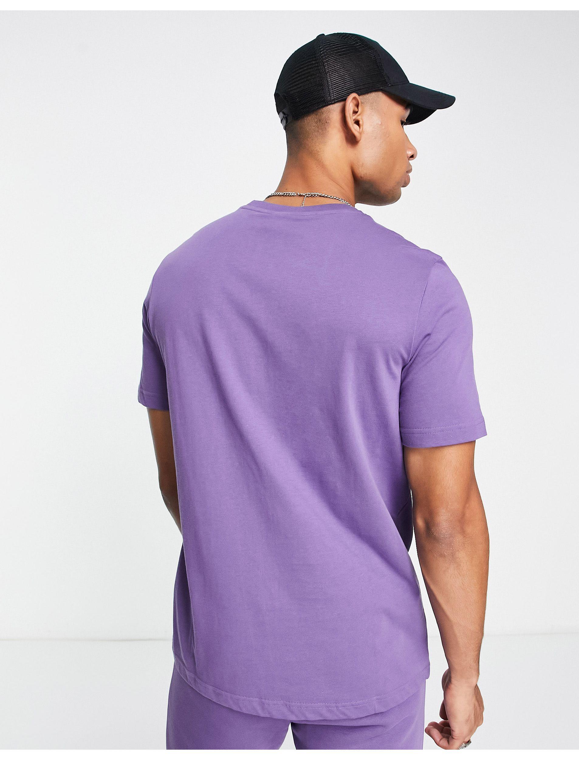 Camiseta morada con logo adidas Originals de hombre de color Morado | Lyst