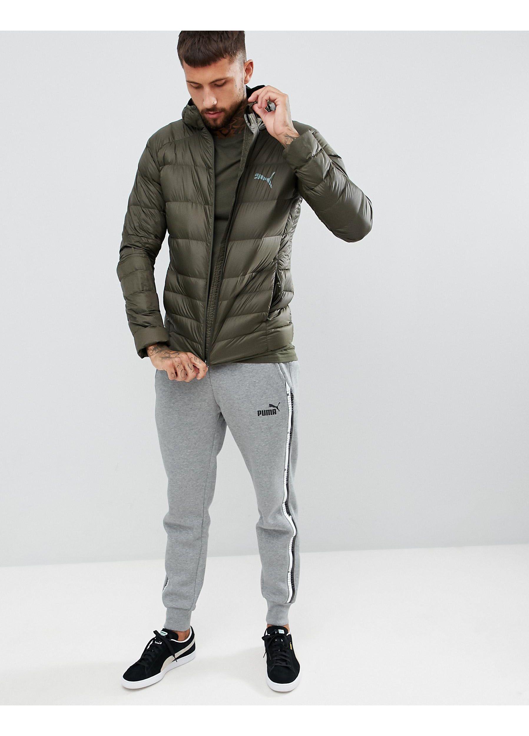 puma packable hooded jacket