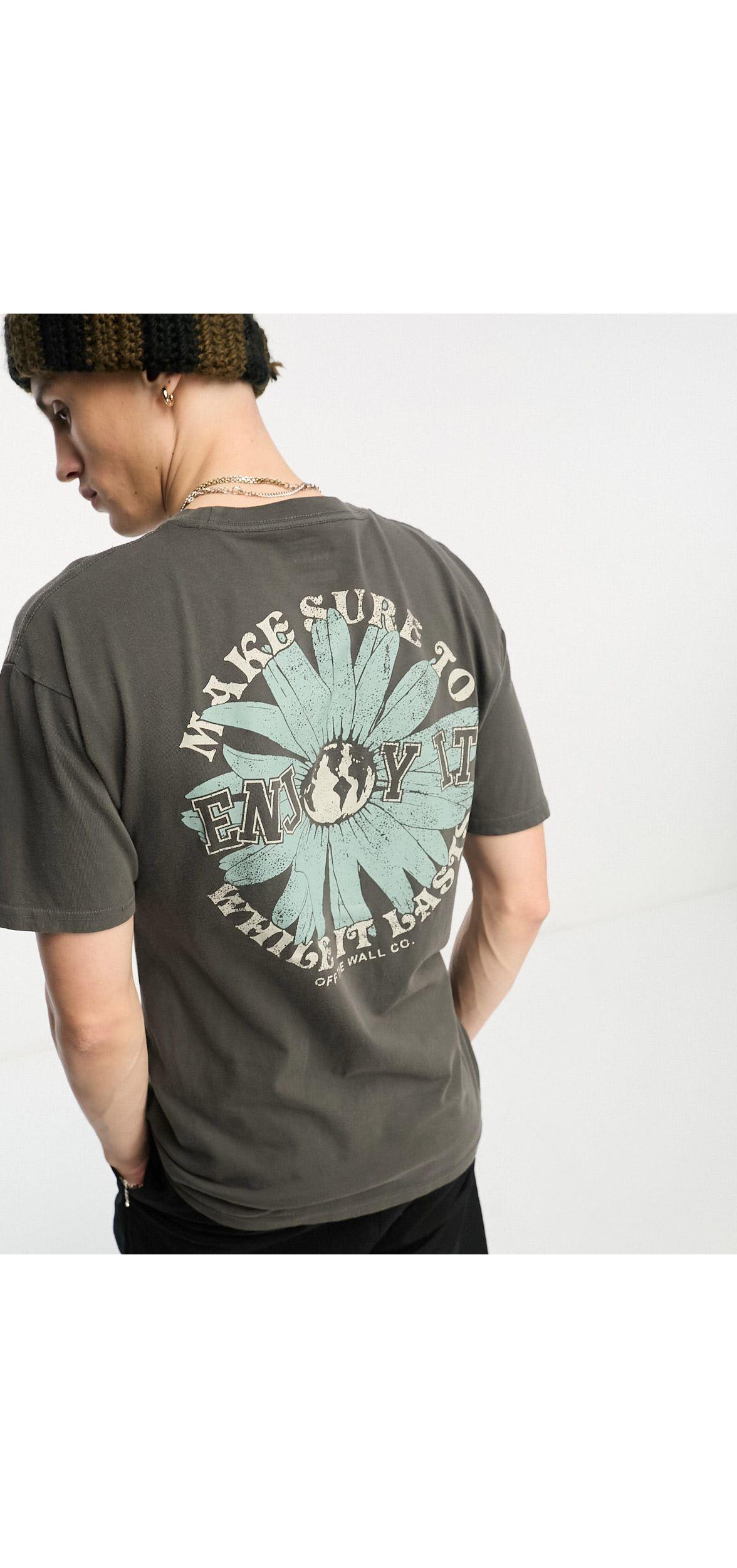 Vans T-shirt Met Vintage 'enjoy It'-print Op in het Grijs voor heren | Lyst  NL