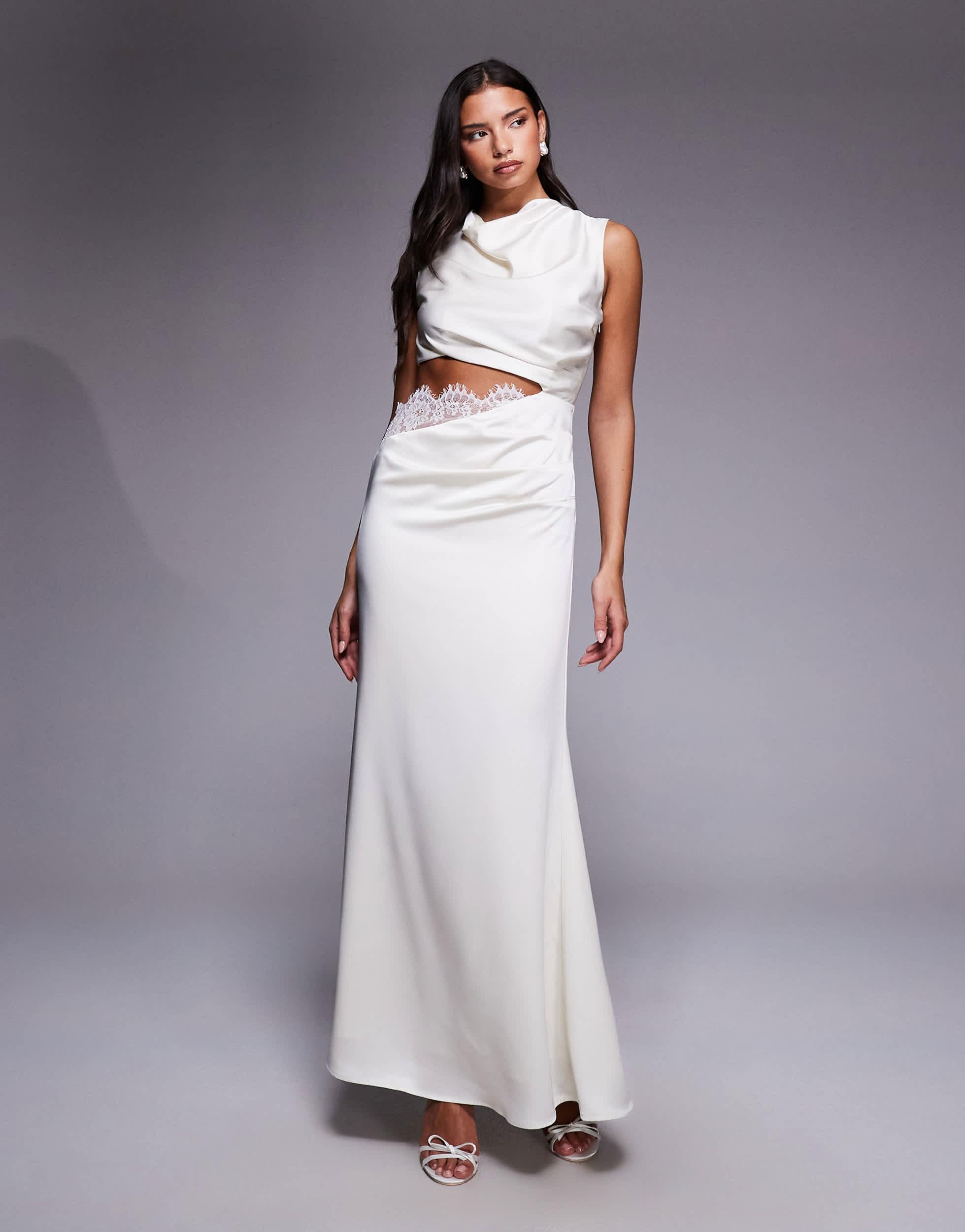 strapless maxi dress casual HAPPY CLOTHING Black AND White STRAPLESS MAXI DRESS main image 0