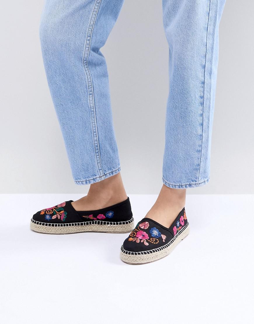 South Beach Embroidered Espadrille in 