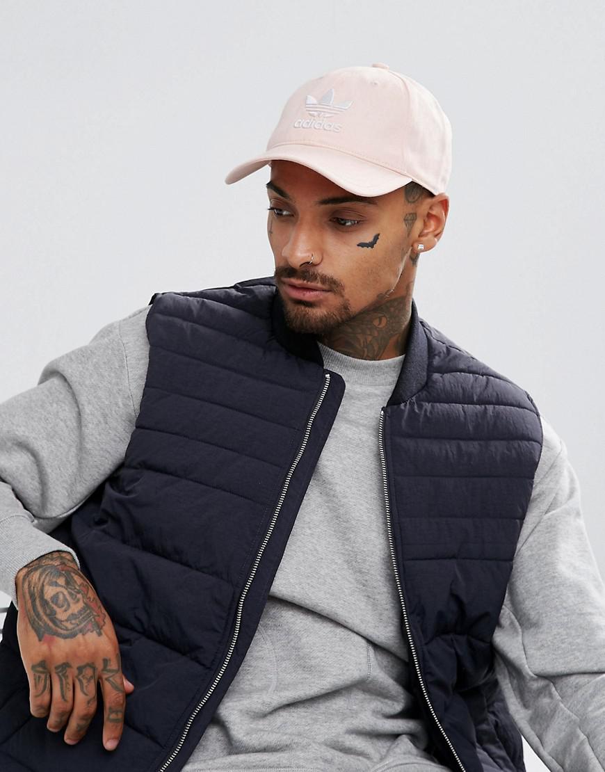 adidas Originals Trefoil Cap in pink adidas Originals Trefoil Cap in pink
