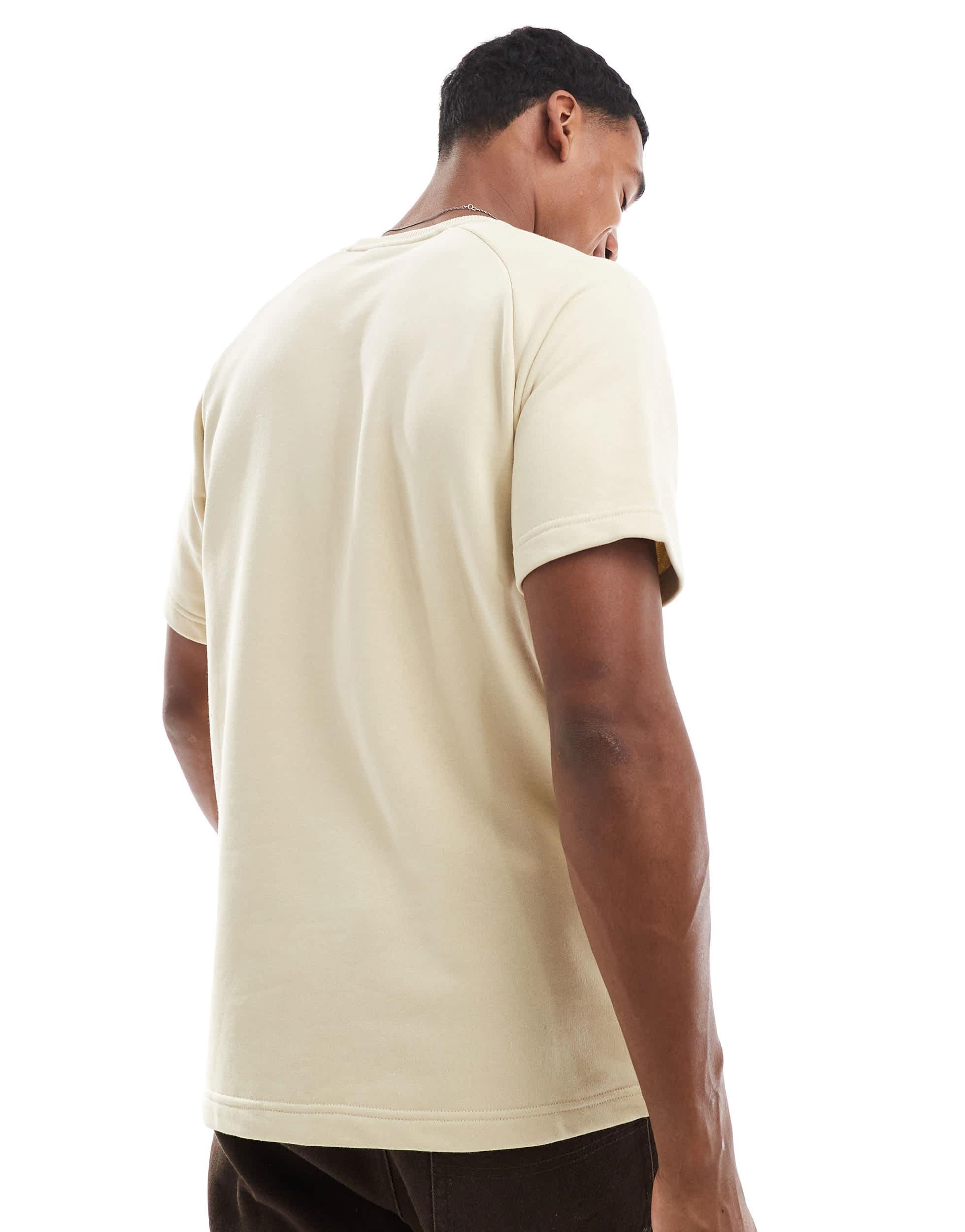 The North Face Terry Relaxed Tee in Natural for Men | Lyst