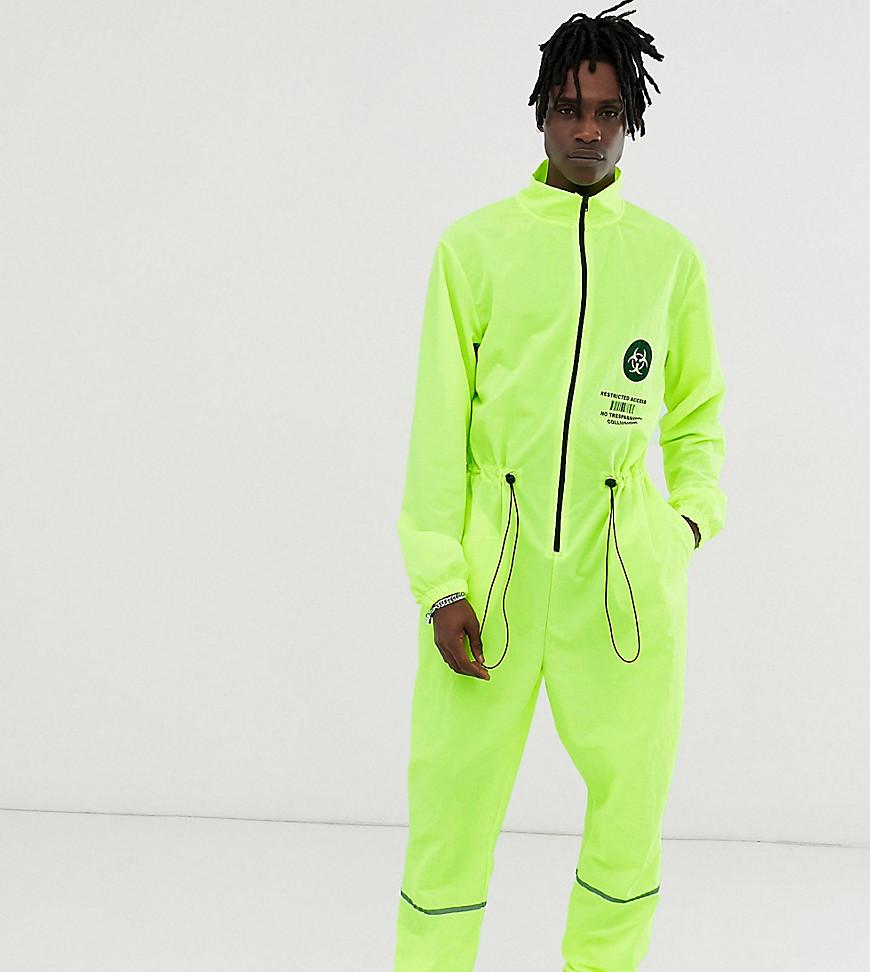 Collusion Boiler Suit In Neon Yellow for Men | Lyst