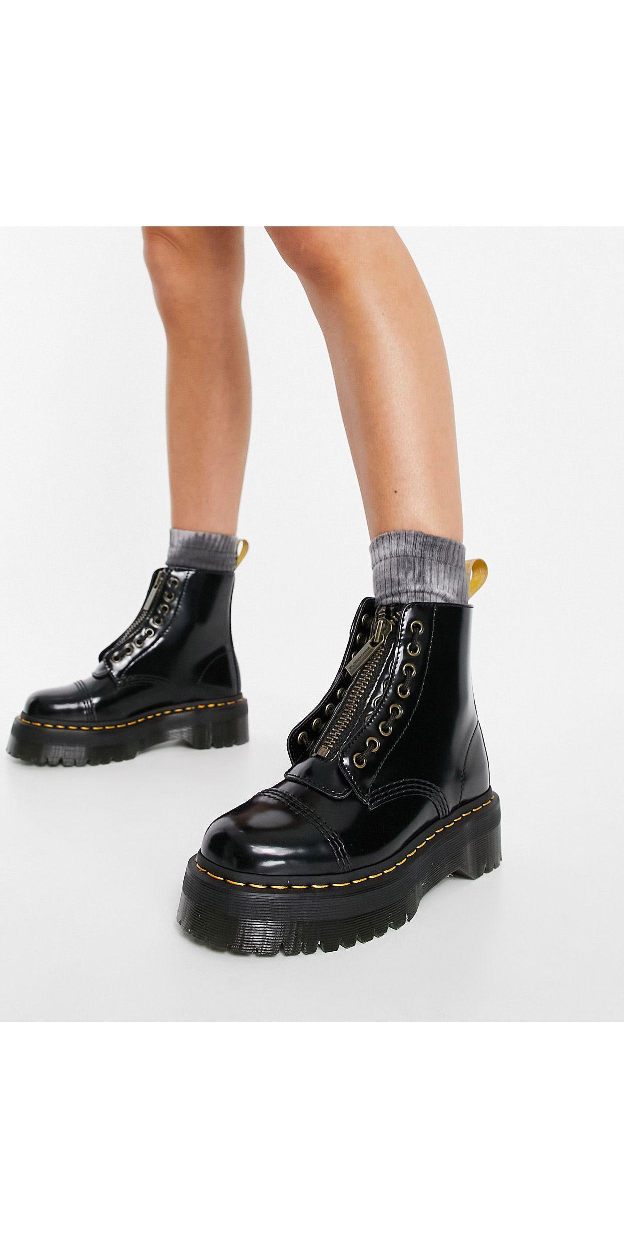 Dr. Martens Vegan Sinclair Boots in Black | Lyst Australia