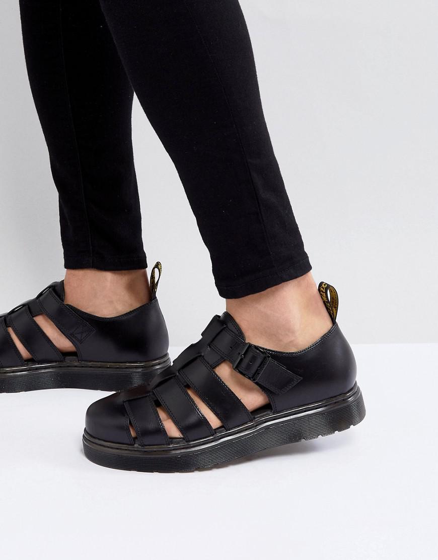 Dr. Martens Vibal Closed Sandals In Black for Men | Lyst