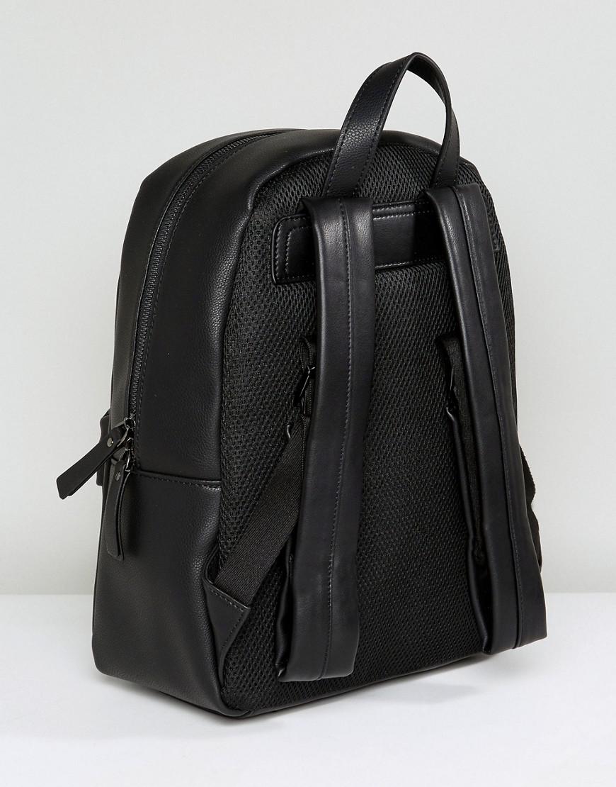 Smith & Canova Leather Backpack In Black for Men | Lyst