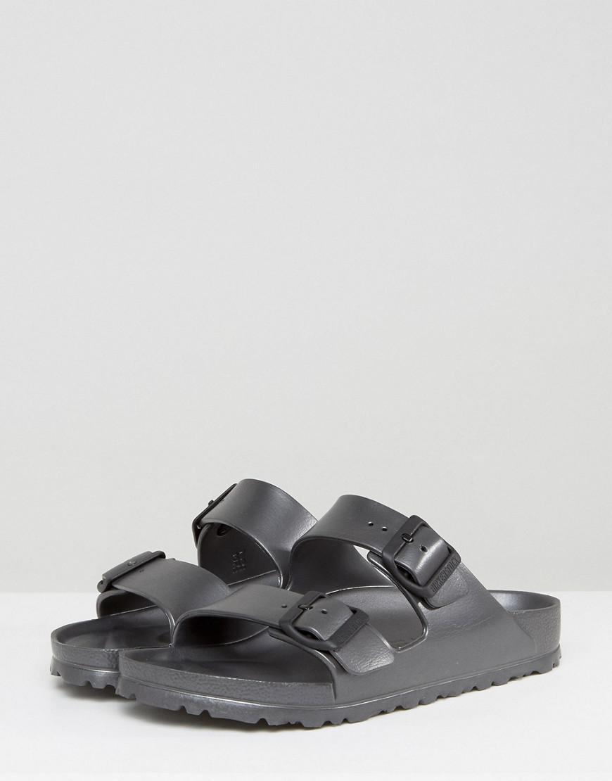 birkenstock metallic anthracite eva