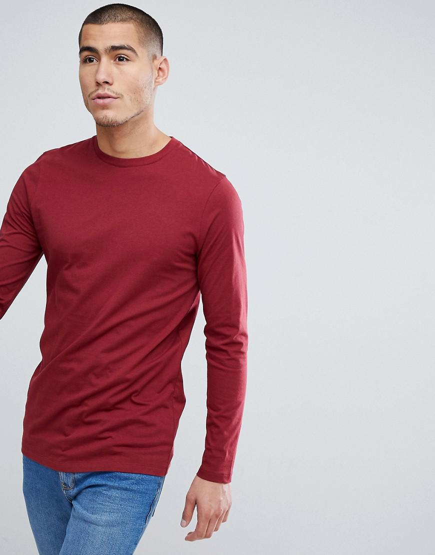 red crew neck t shirts