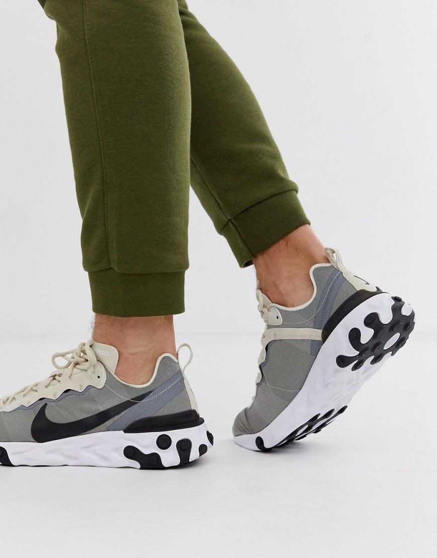 nike react element 55 khaki