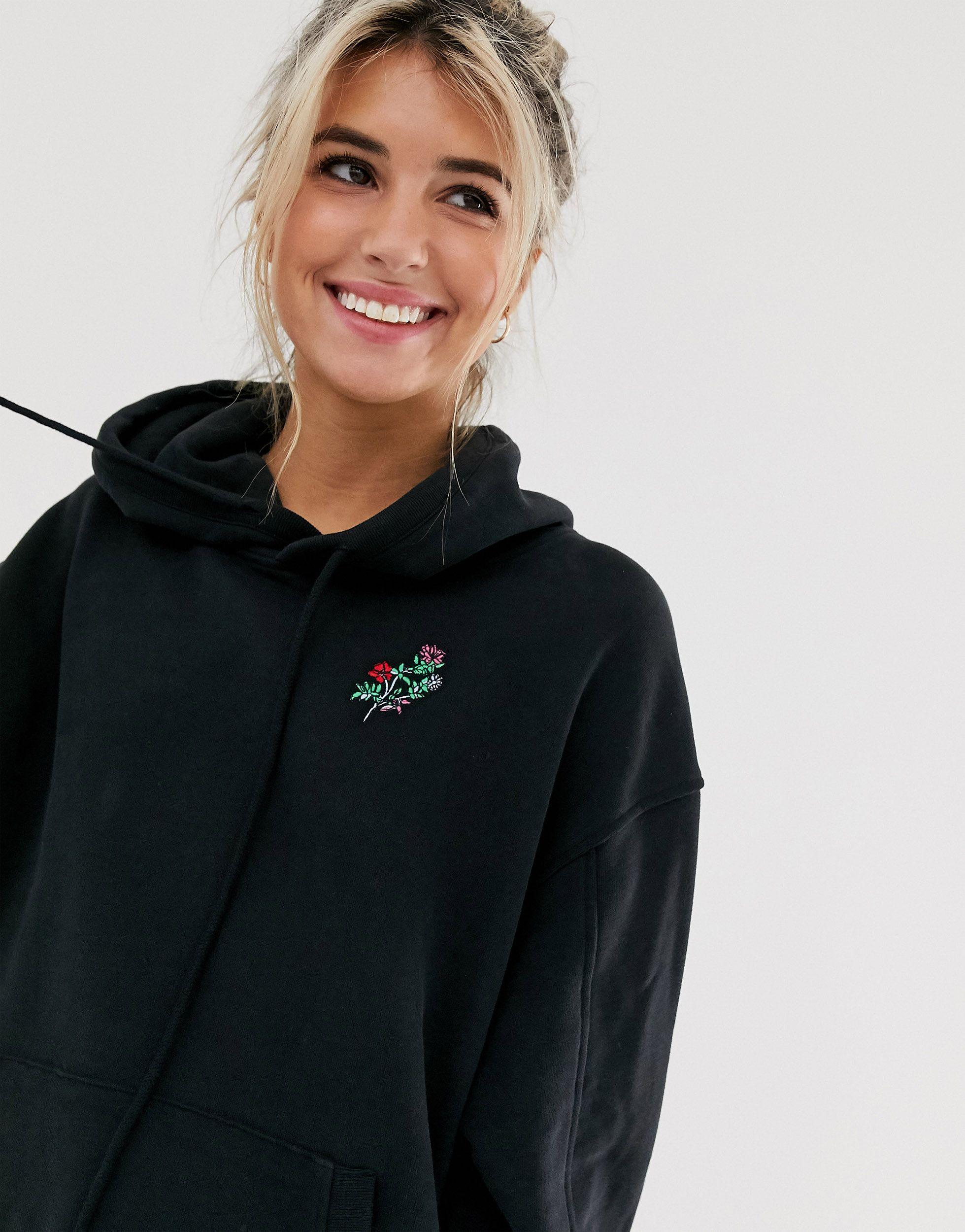 Floral Embroidered Back Logo 