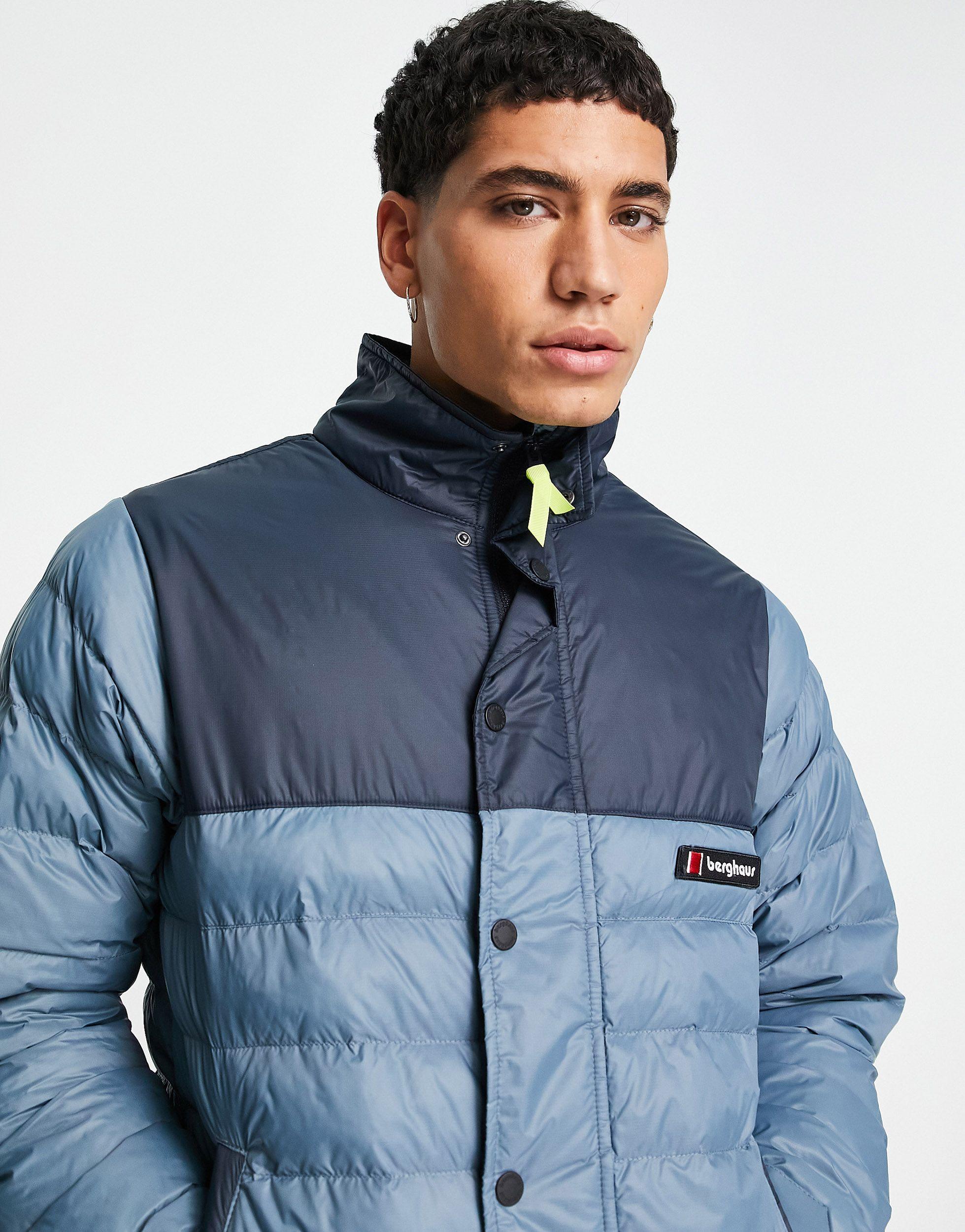 berghaus blue puffer jacket