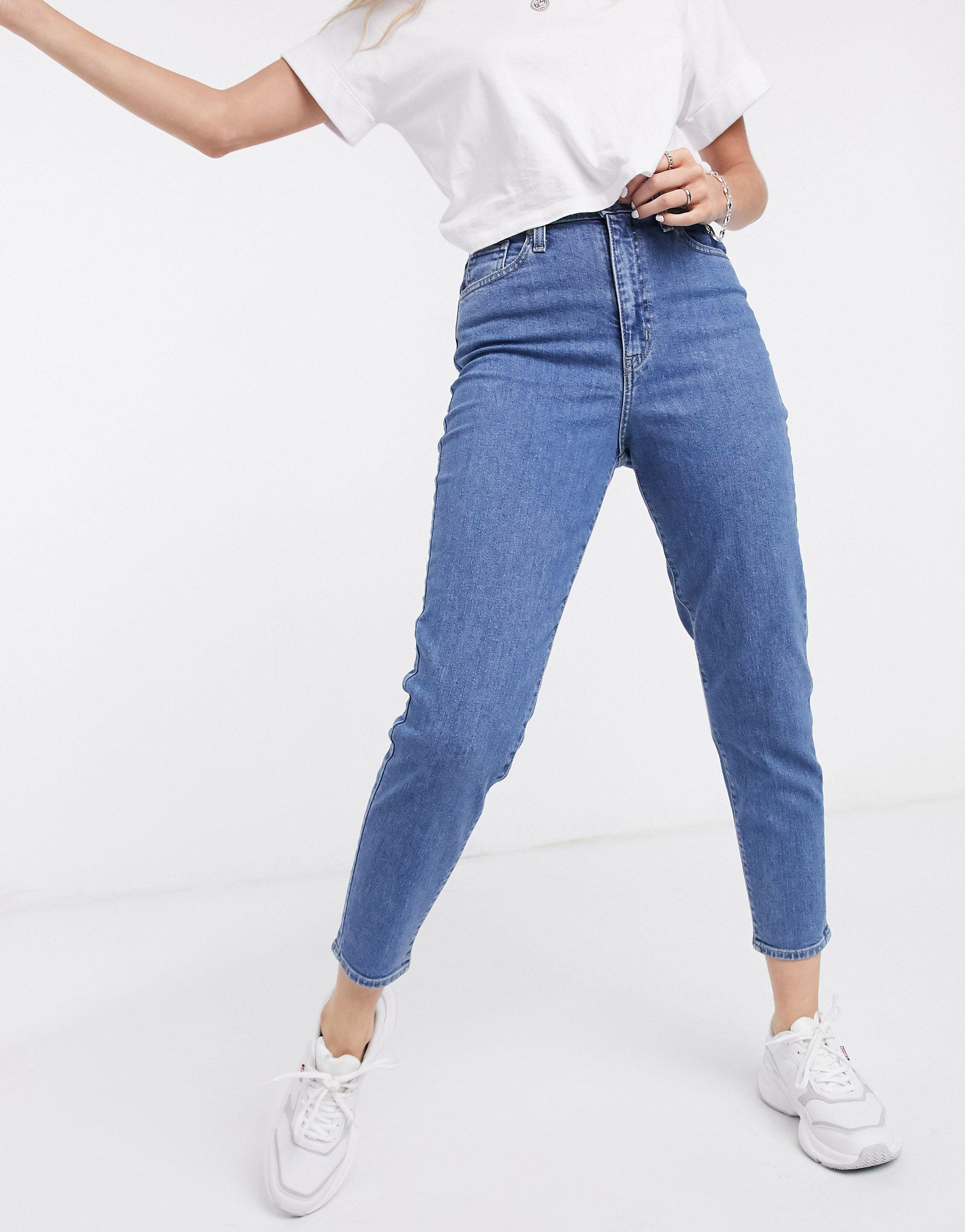 Levi's Denim High Waisted Tapered Jeans 