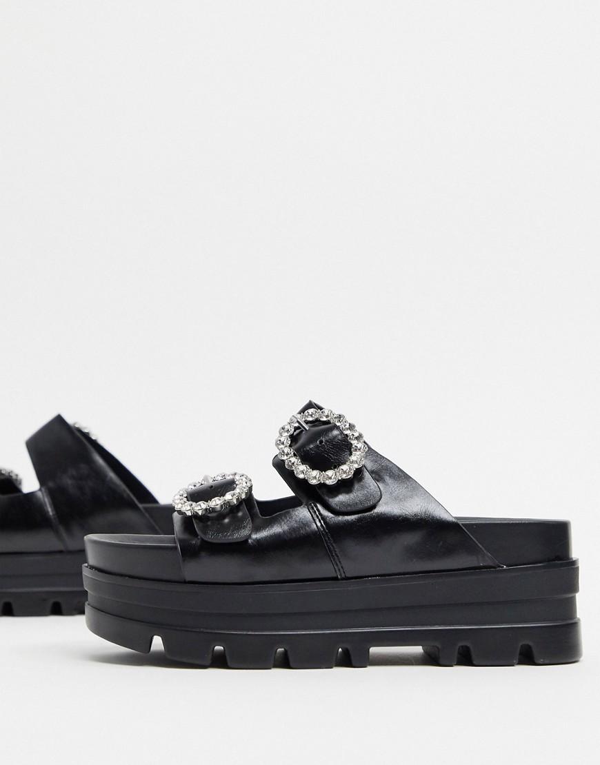 bershka platform sandals