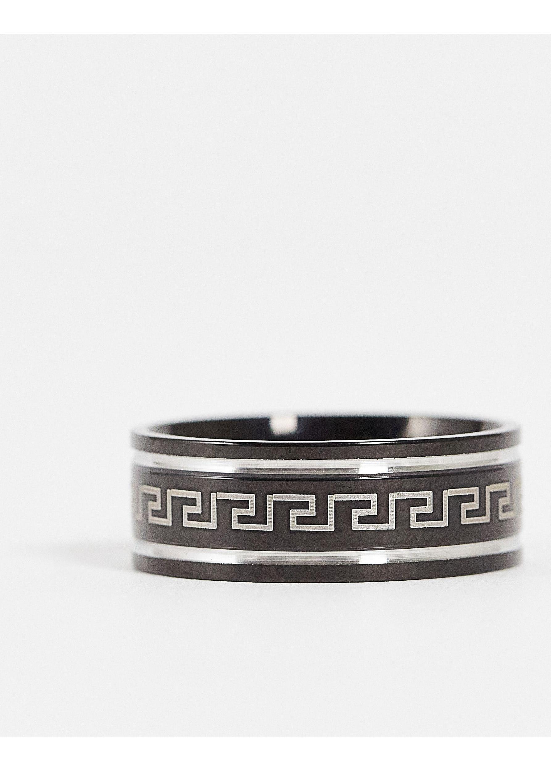 ASOS Band With Greek Wave in Black for Men Lyst