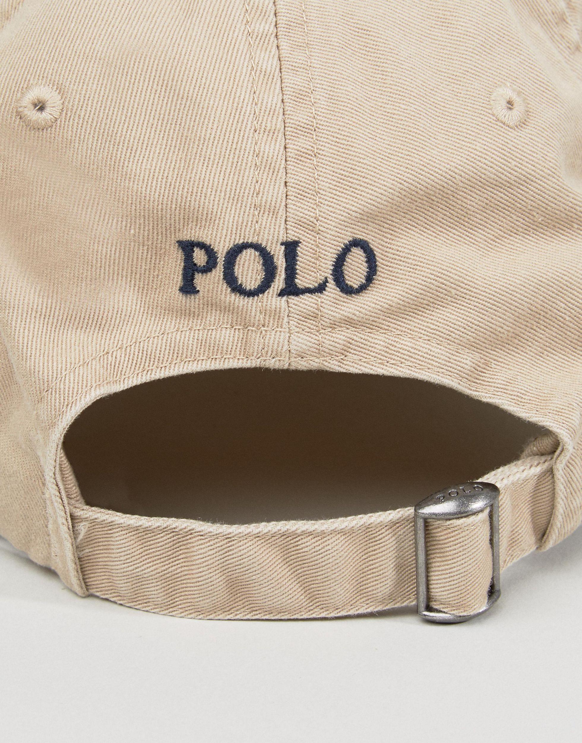 Cappello con visiera beige con logoPolo Ralph Lauren in Cotone da Uomo |  Lyst