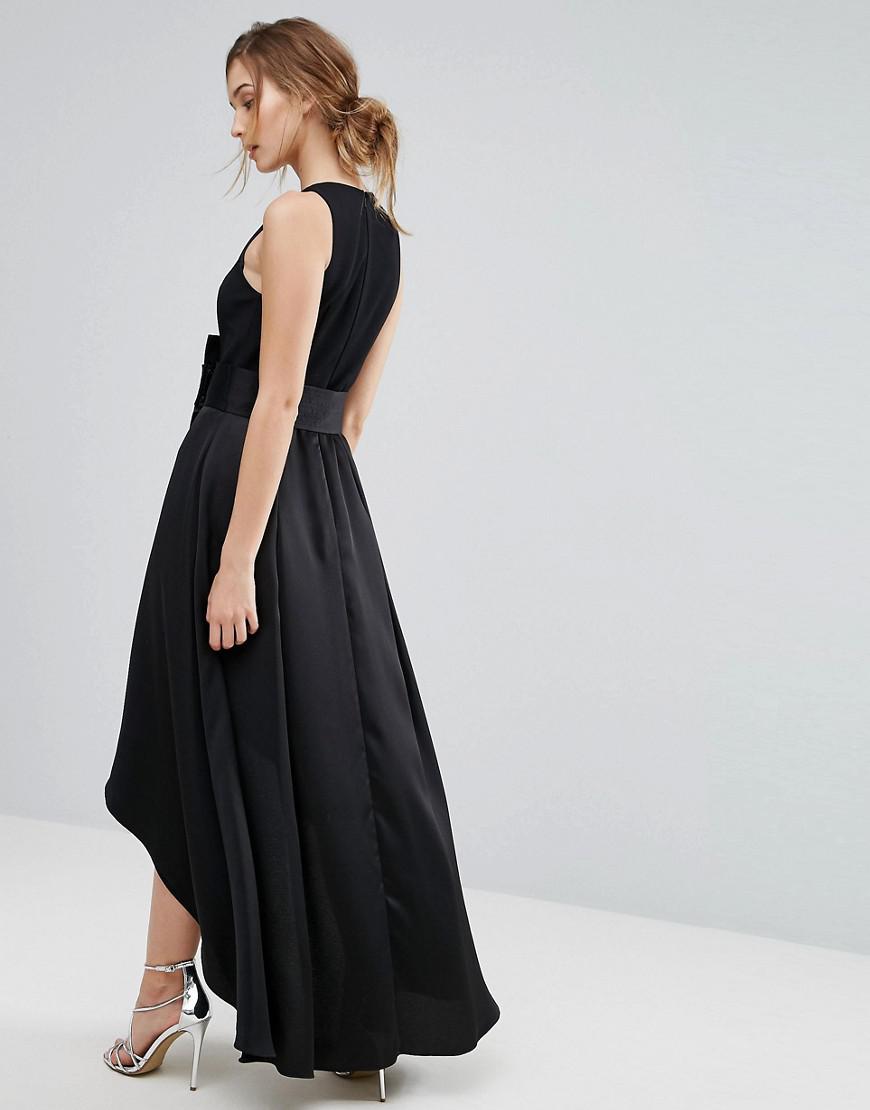 coast black bow dress