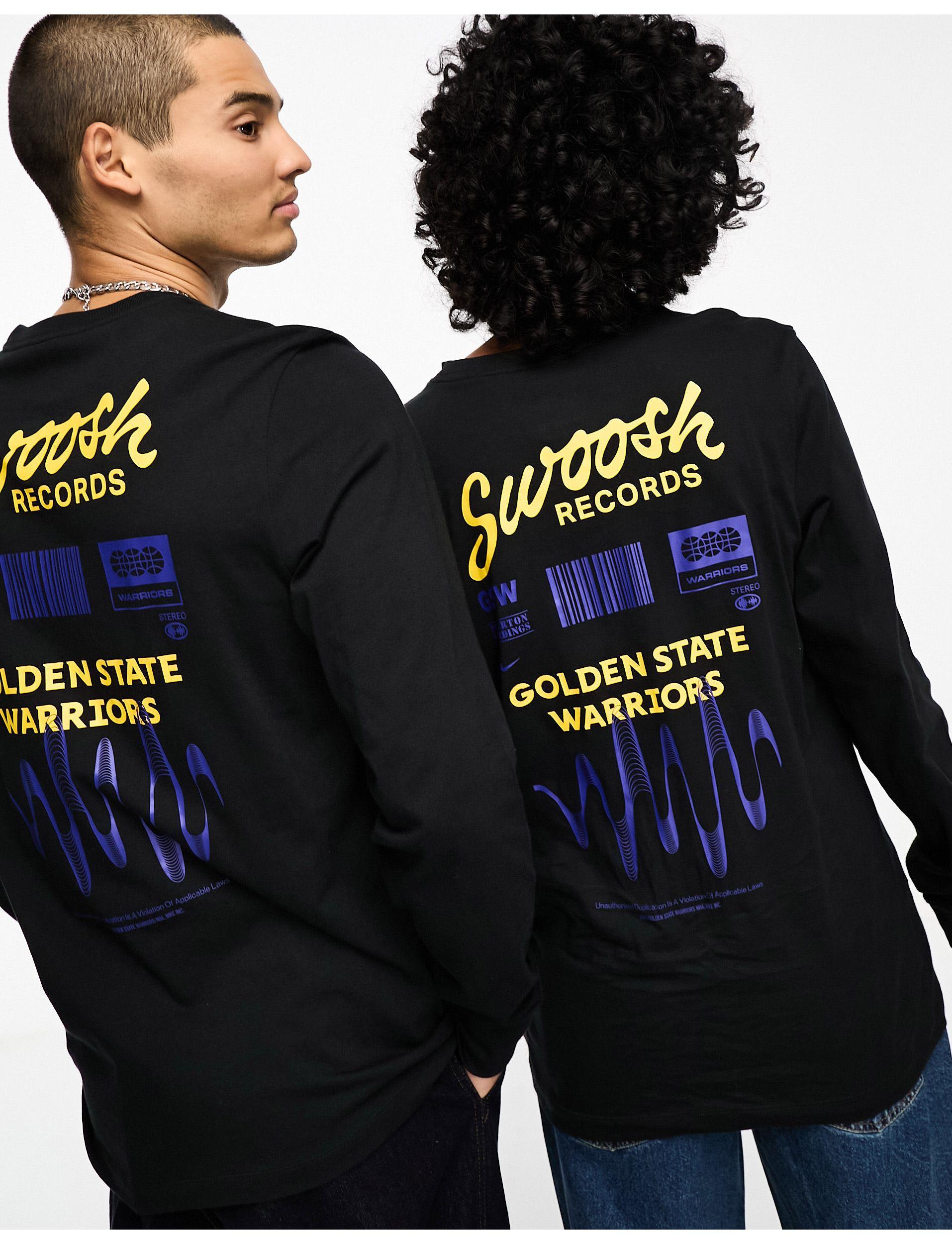Golden State Warriors Essential Max90 Men's Nike NBA Long-Sleeve T-Shirt.