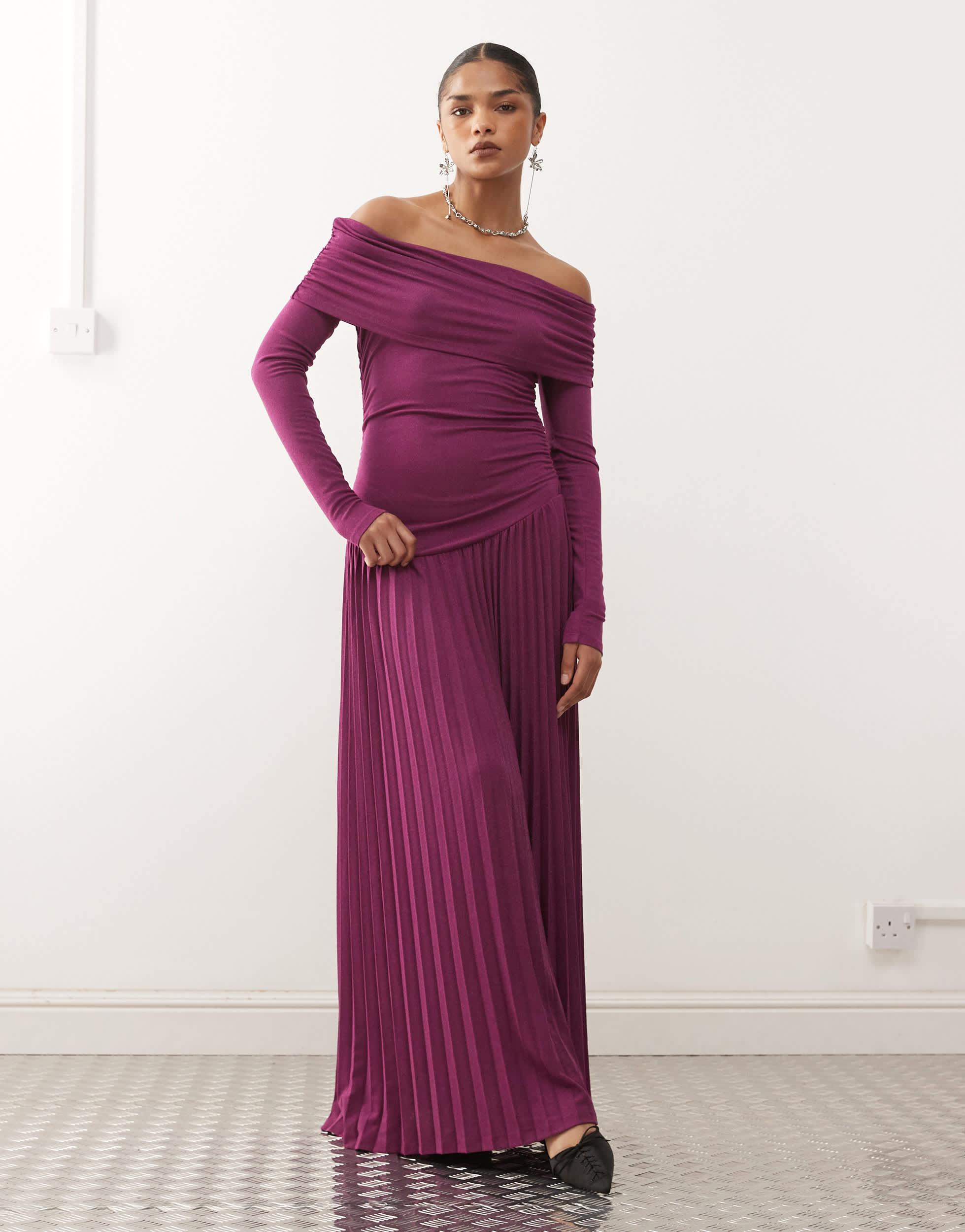 chinese dress ladies Lioness Women's Field of Dreams Long Sleeve Maxi Dress, Burgundy, XXS at  Amazon Women's Clothing store