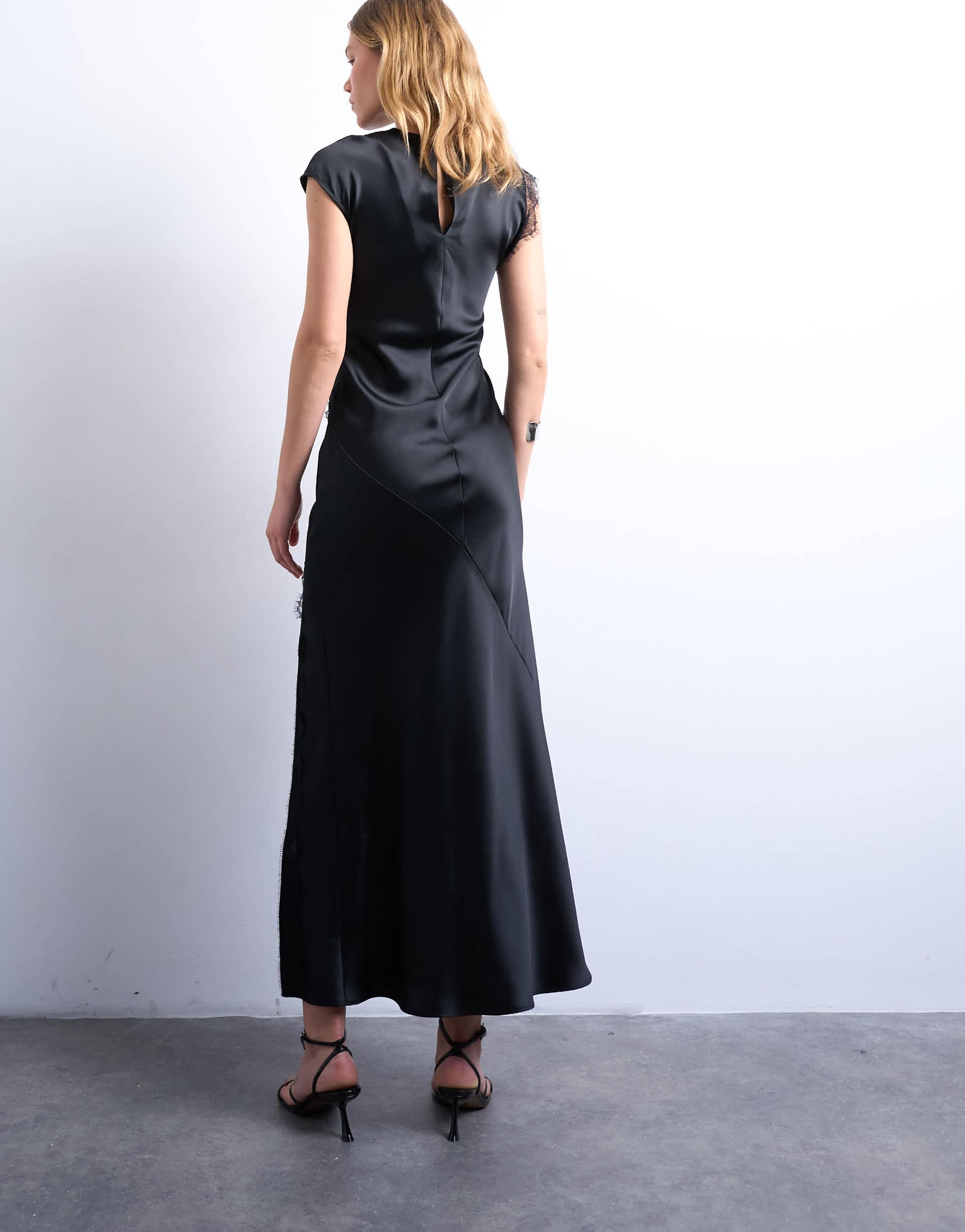 knee length dresses for ladies Show Stopper V2 Leather Dress Black Large