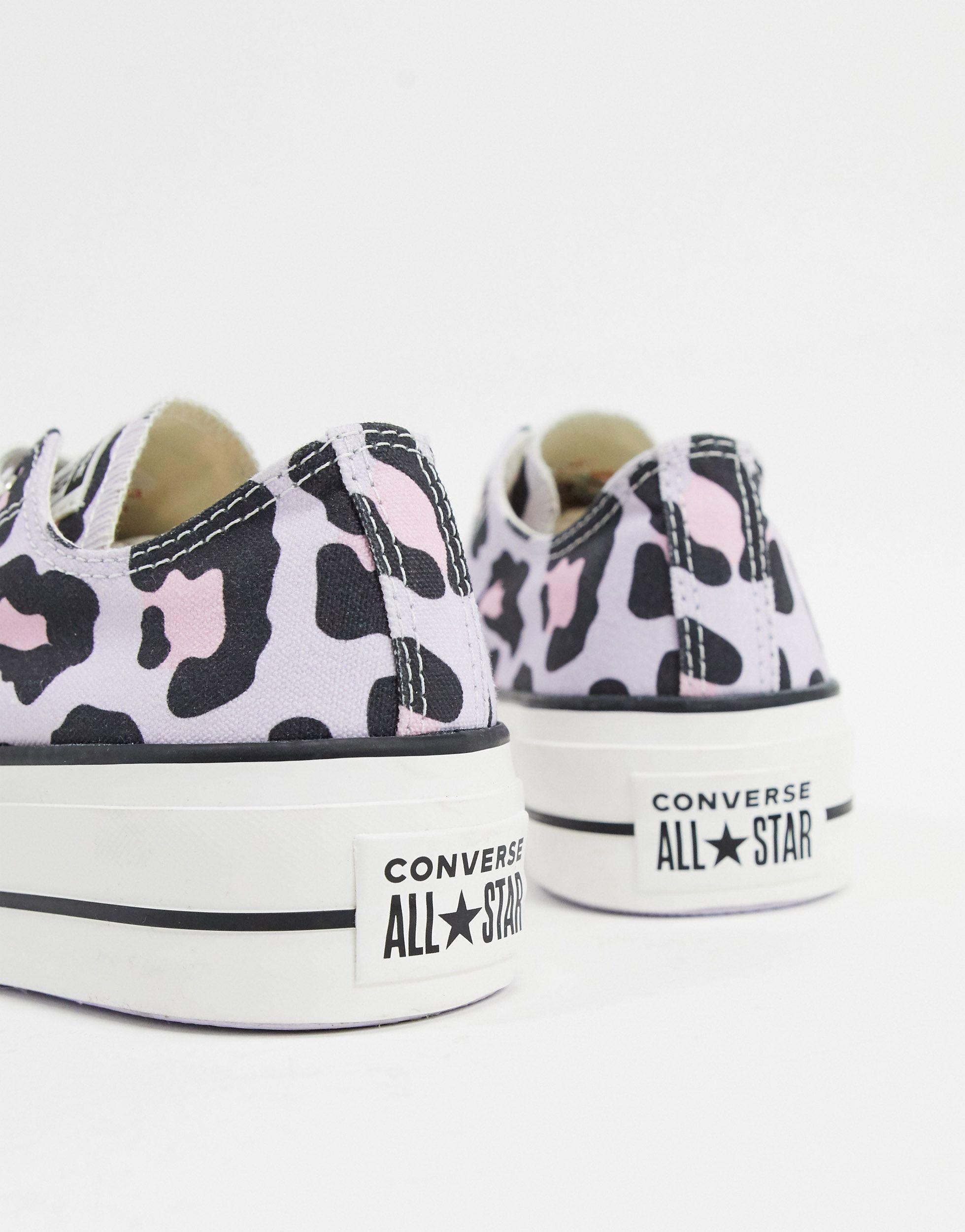 leopard print platform converse