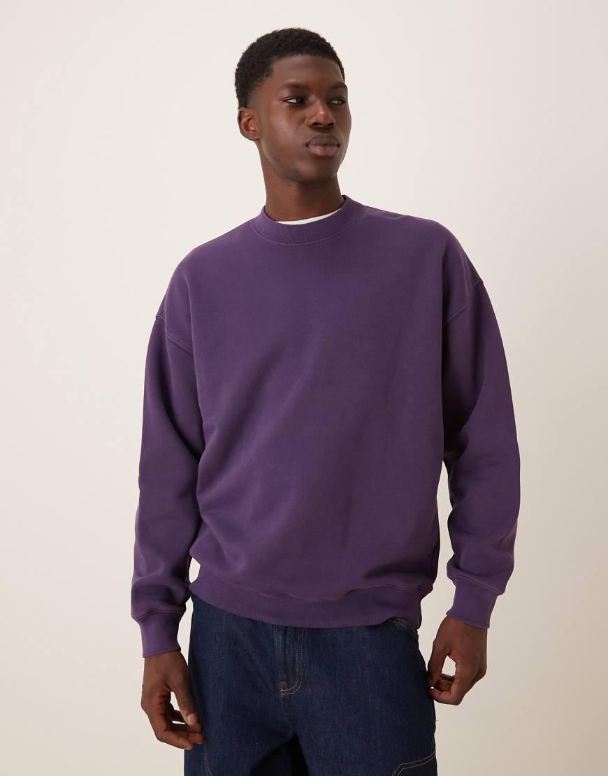 Felpe Viola da uomo Lyst